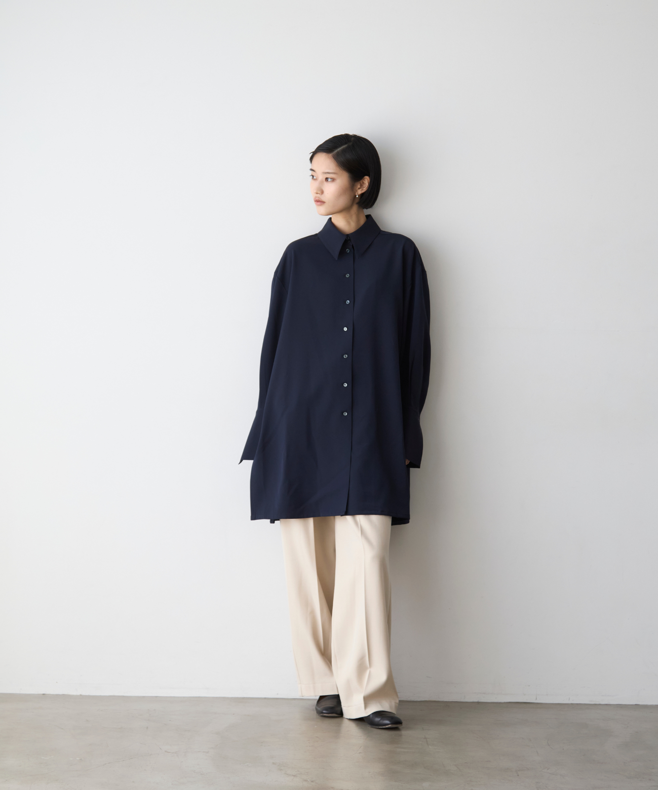 ≪通常販売≫shirt collar toro blouse(シャツカラートロブラウス)≪2025年9月17日15:00販売開始≫
