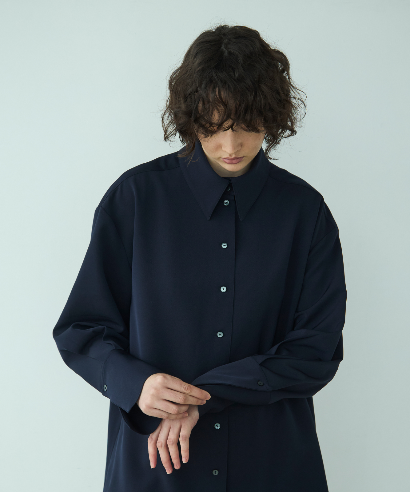 ≪通常販売≫shirt collar toro blouse(シャツカラートロブラウス)≪2025年9月17日15:00販売開始≫