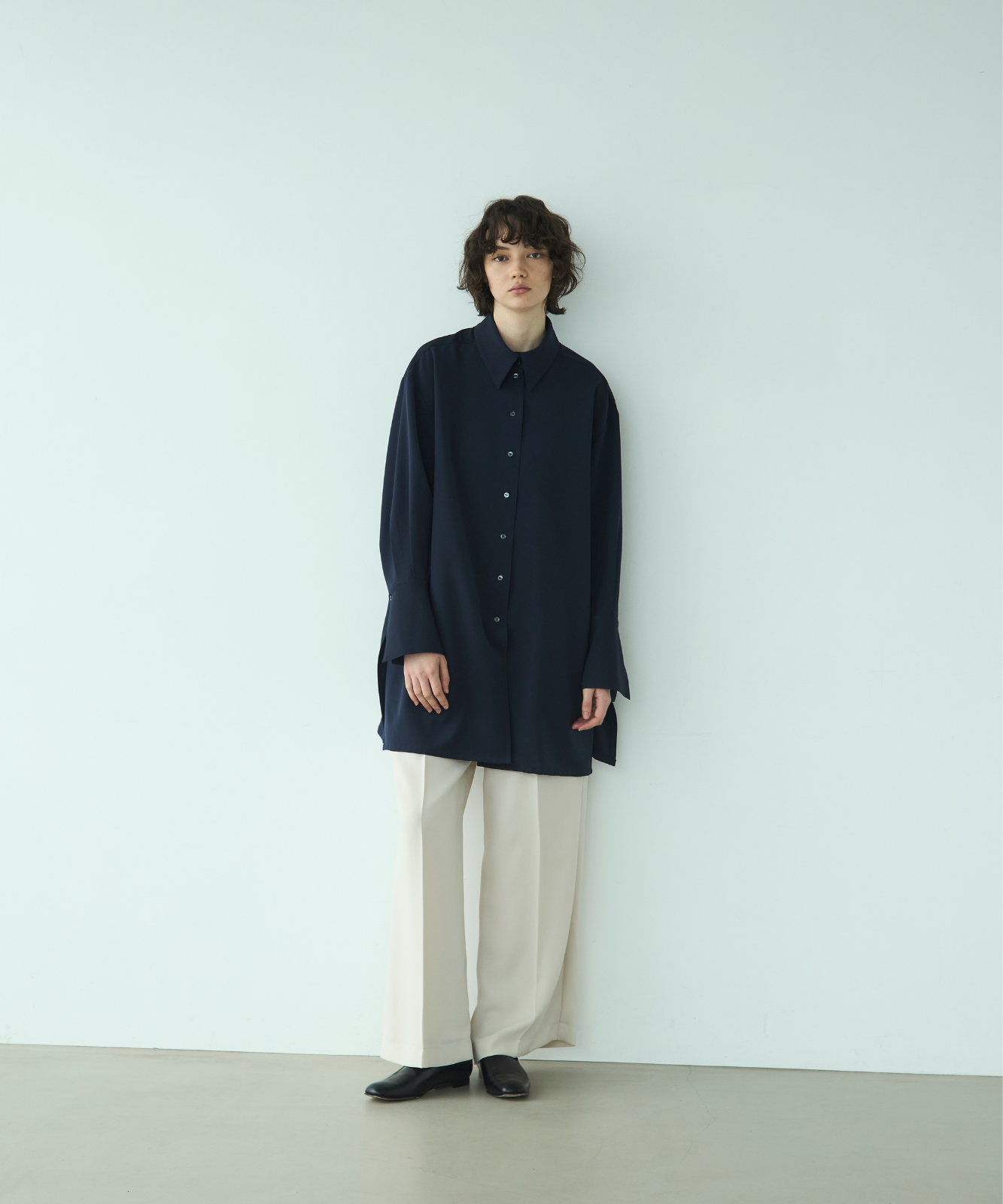 ≪通常販売≫shirt collar toro blouse(シャツカラートロブラウス)≪2025年9月17日15:00販売開始≫