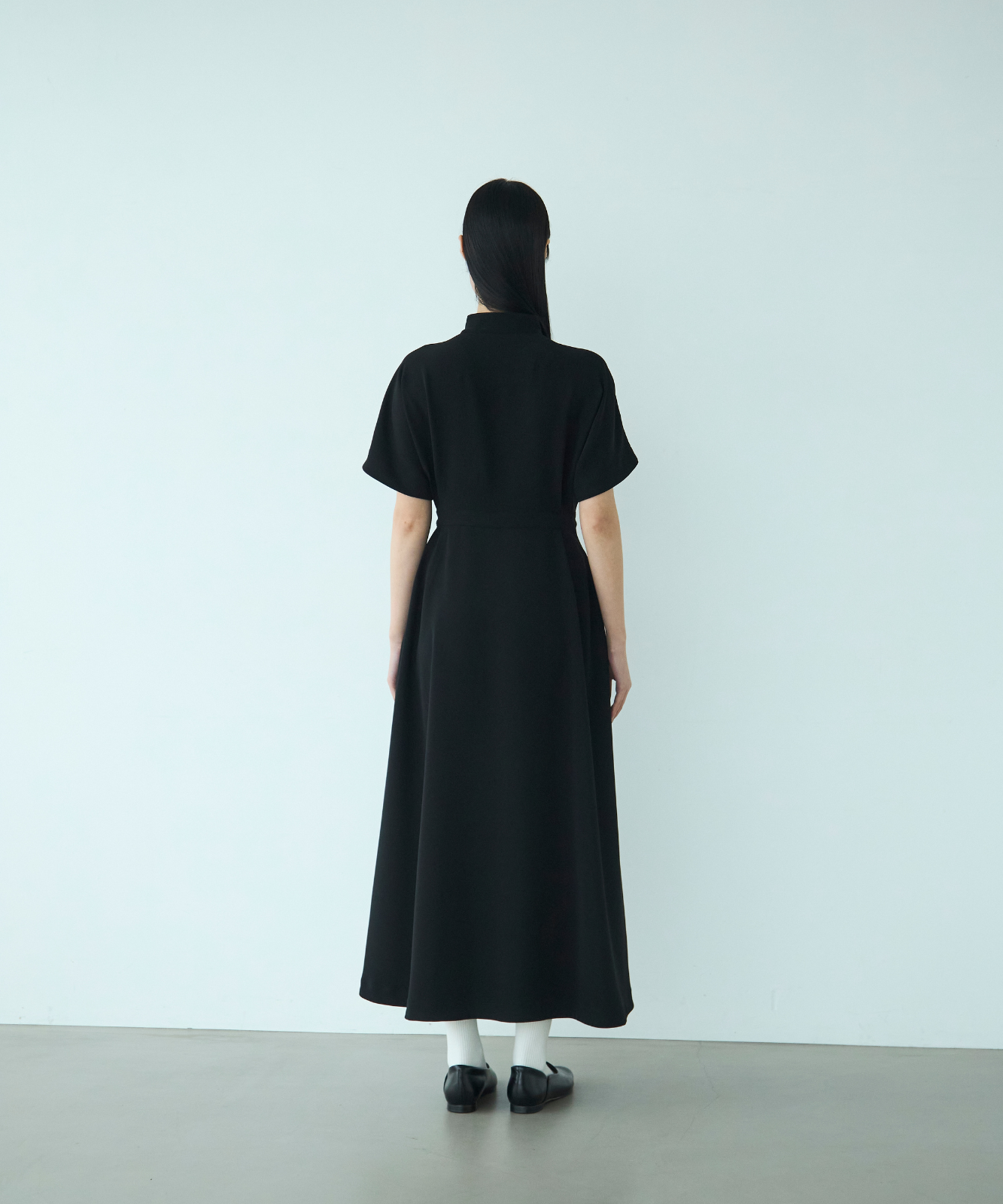 ≪通常販売≫【THE DRESS #63】stand collar dolman sleeve dress(スタンドカラードルマンスリーブドレス)≪2025年7月11日15:00販売開始≫