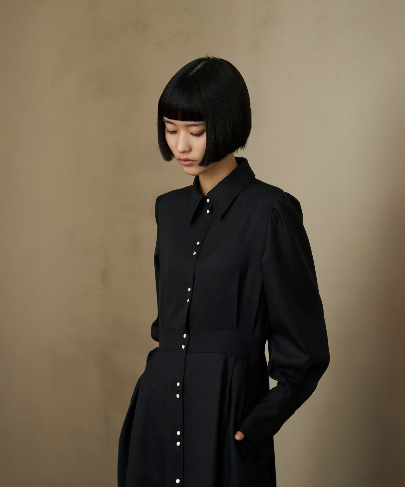 ≪通常販売≫【THE DRESS #67】twins button dress（ツインズ