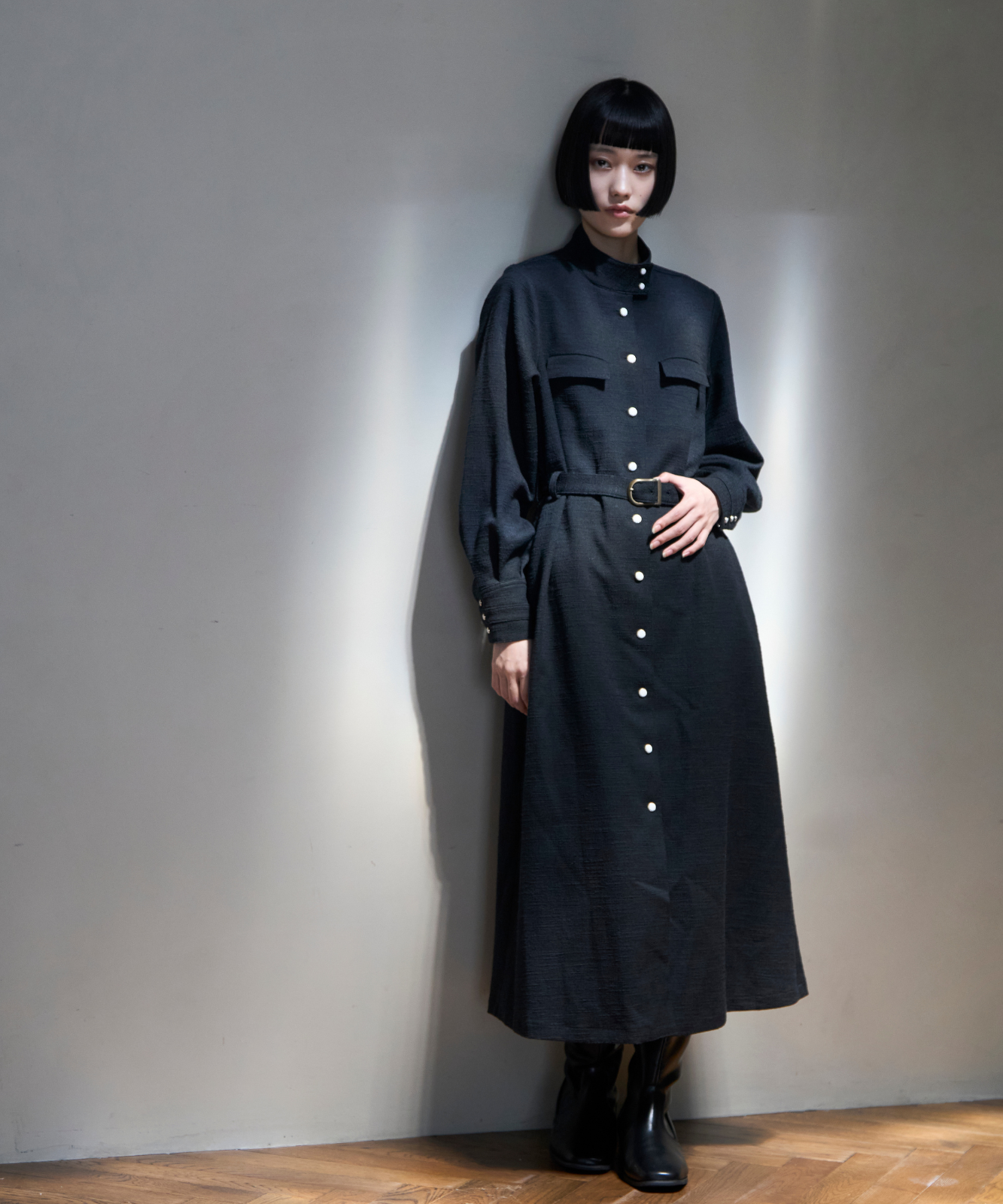 ≪予約販売≫belted tweed dress(ベルテッドツイードドレス)≪2025年9月26日15:00販売開始≫≪2025年10月発送予定≫
