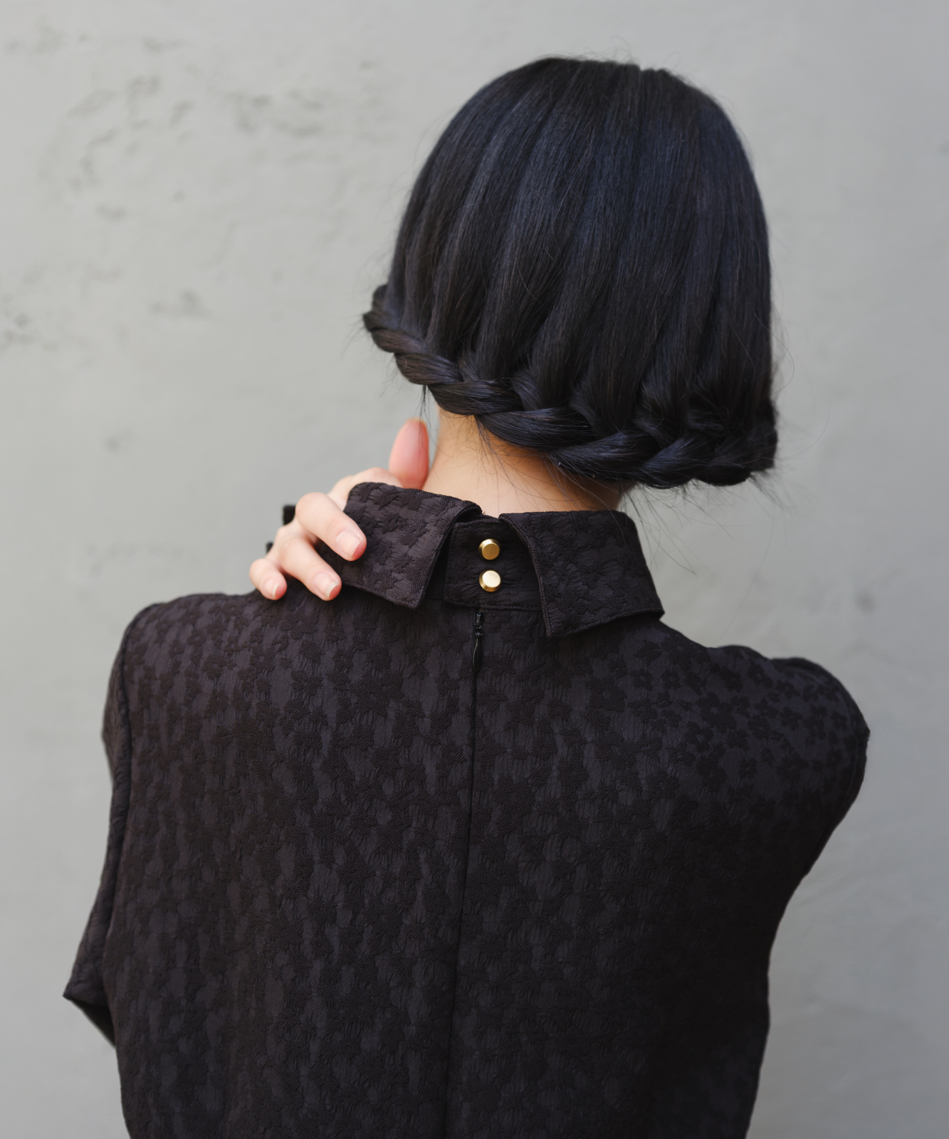 ≪通常販売≫long point collar jacquard onepiece(ロングポイントカラージャカードワンピース)≪2025年10月24日12:00販売開始≫