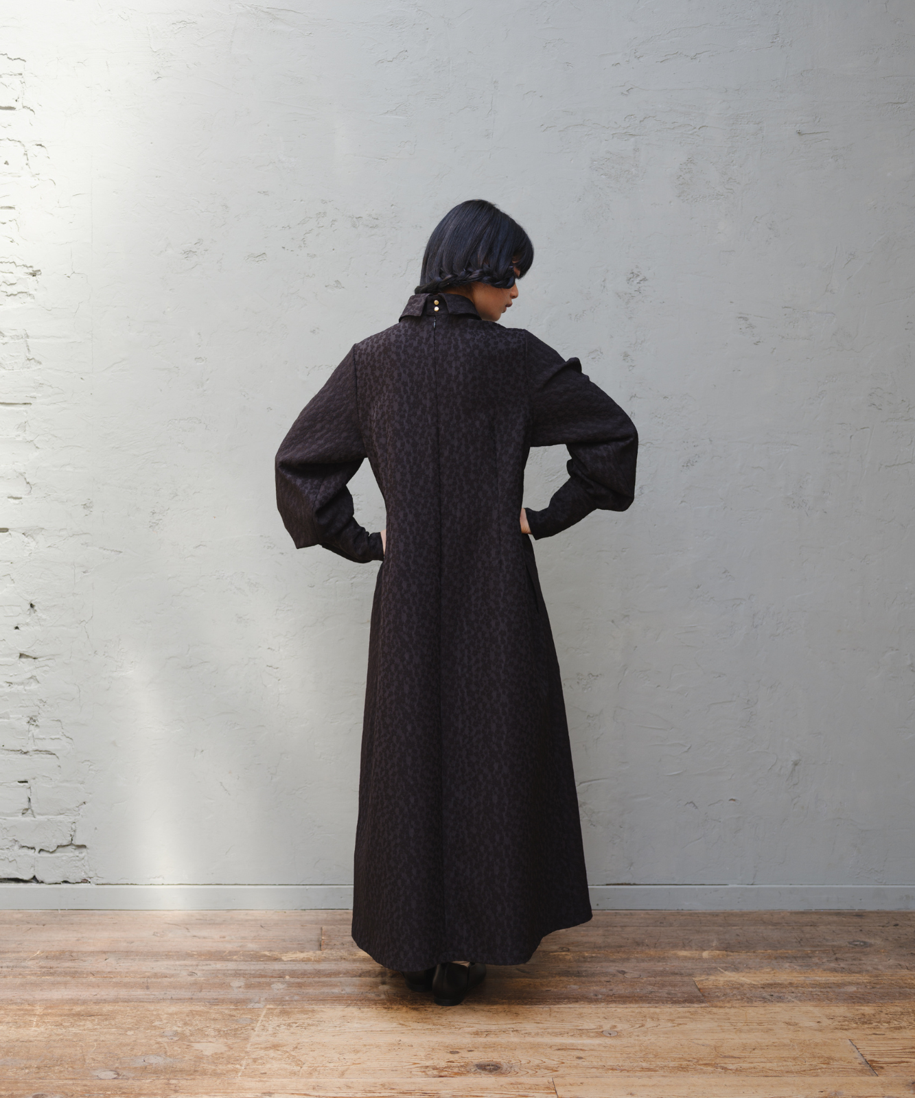 ≪通常販売≫long point collar jacquard onepiece(ロングポイントカラージャカードワンピース)≪2025年10月24日12:00販売開始≫