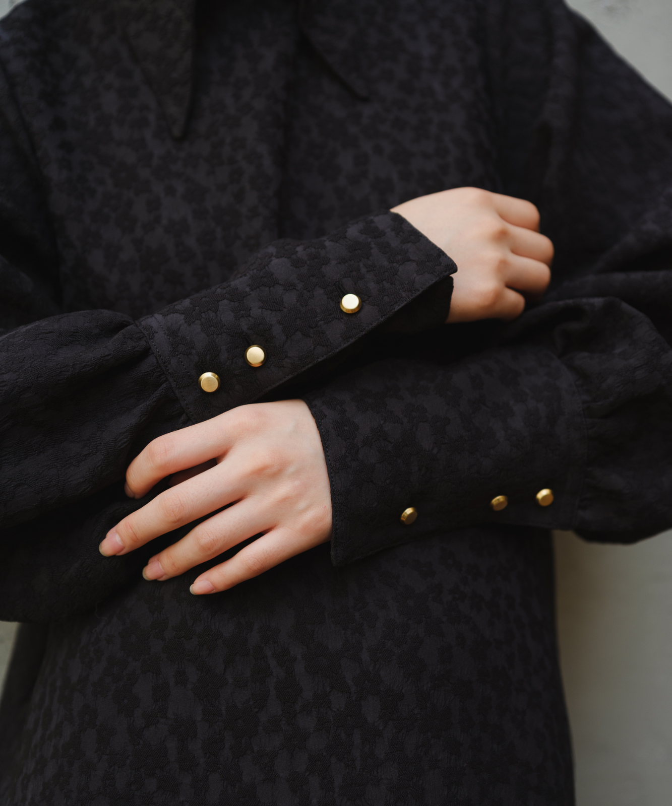 ≪通常販売≫long point collar jacquard onepiece(ロングポイントカラージャカードワンピース)≪2025年10月24日12:00販売開始≫