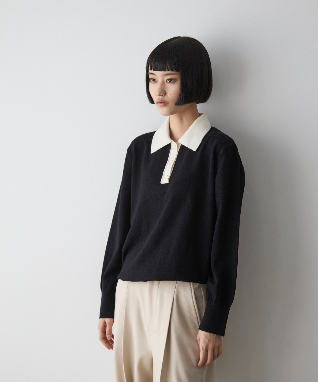 ≪通常販売≫classical knit polo（クラシカルニットポロ