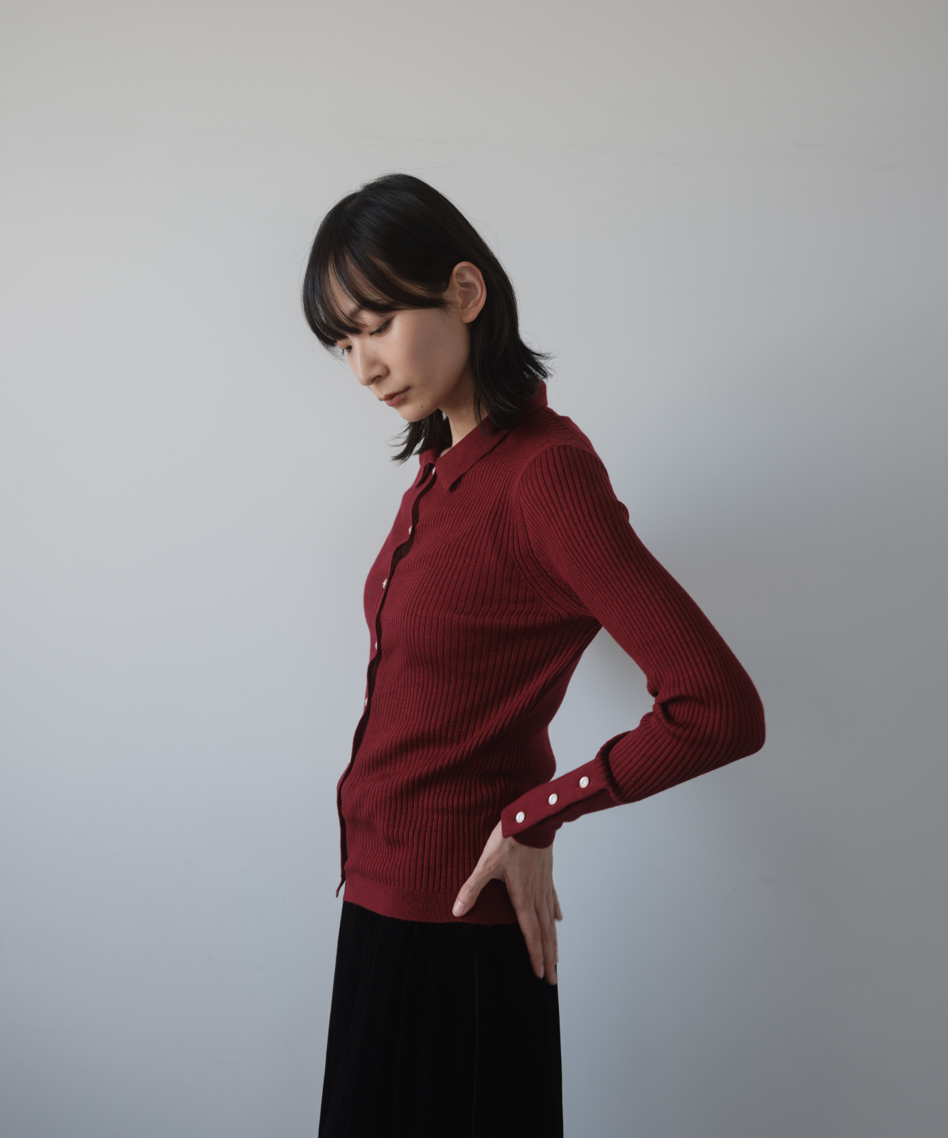 ≪通常販売≫knit polo cardigan(ニットポロカーディガン)≪2025年8月29日15:00販売開始≫