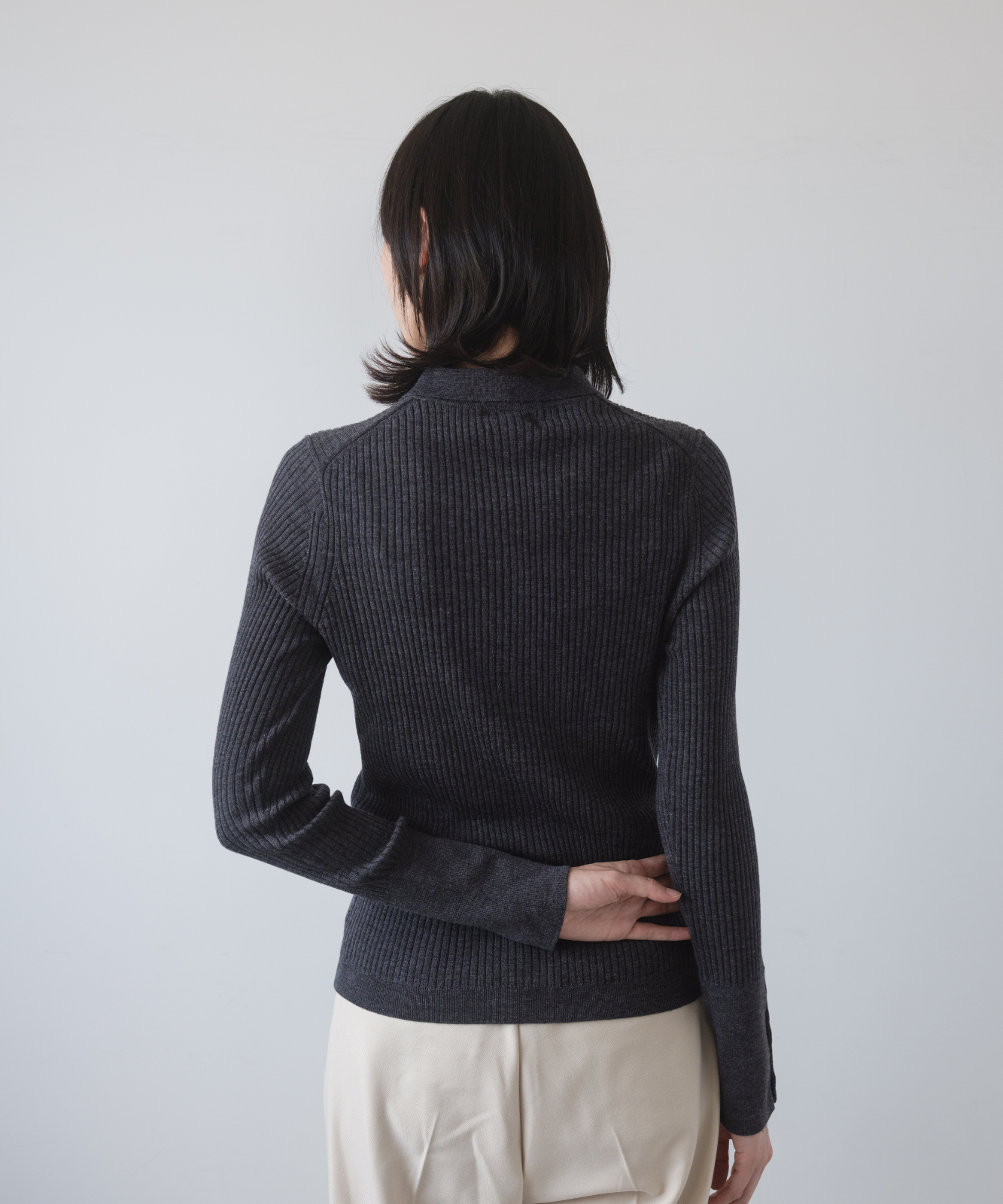 ≪通常販売≫knit polo cardigan(ニットポロカーディガン)