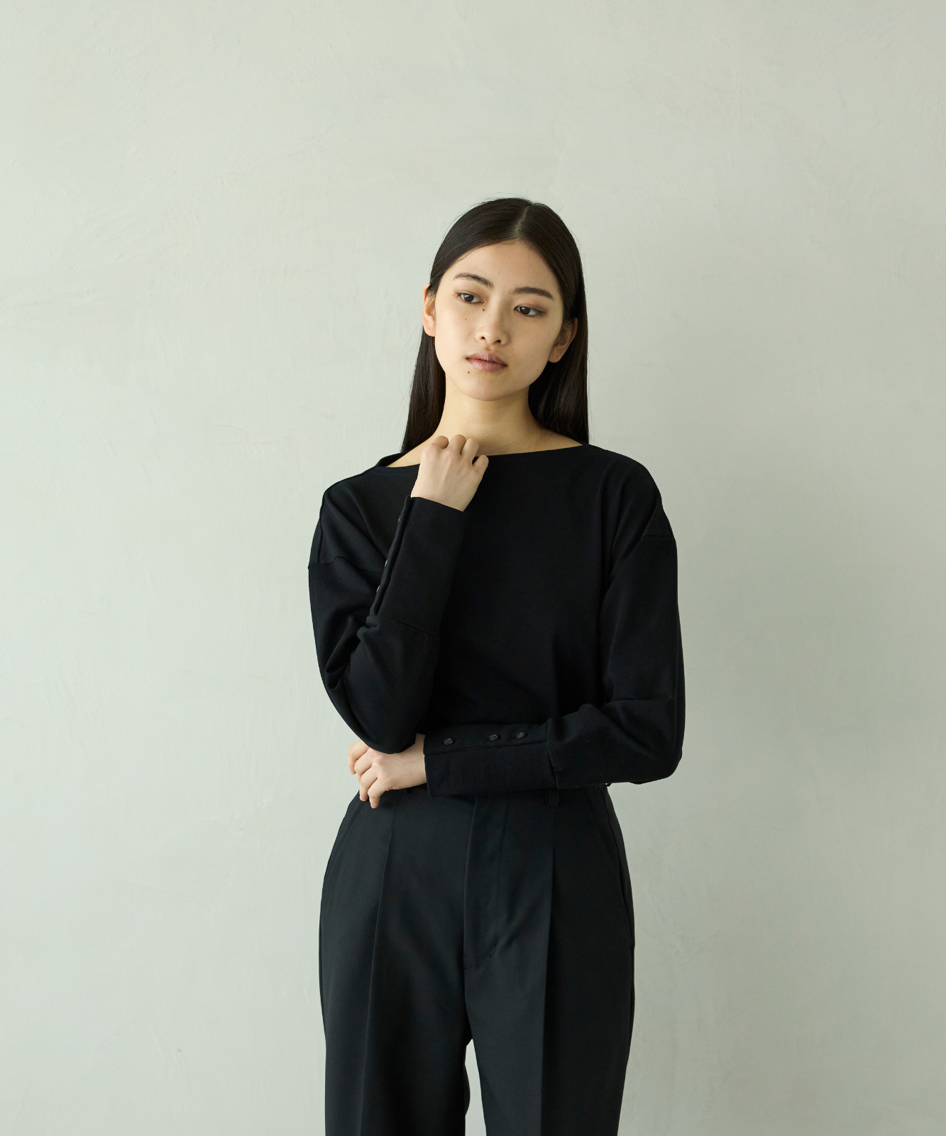 ≪通常販売≫foufou basque shirt（無地） （フーフーバスクシャツ