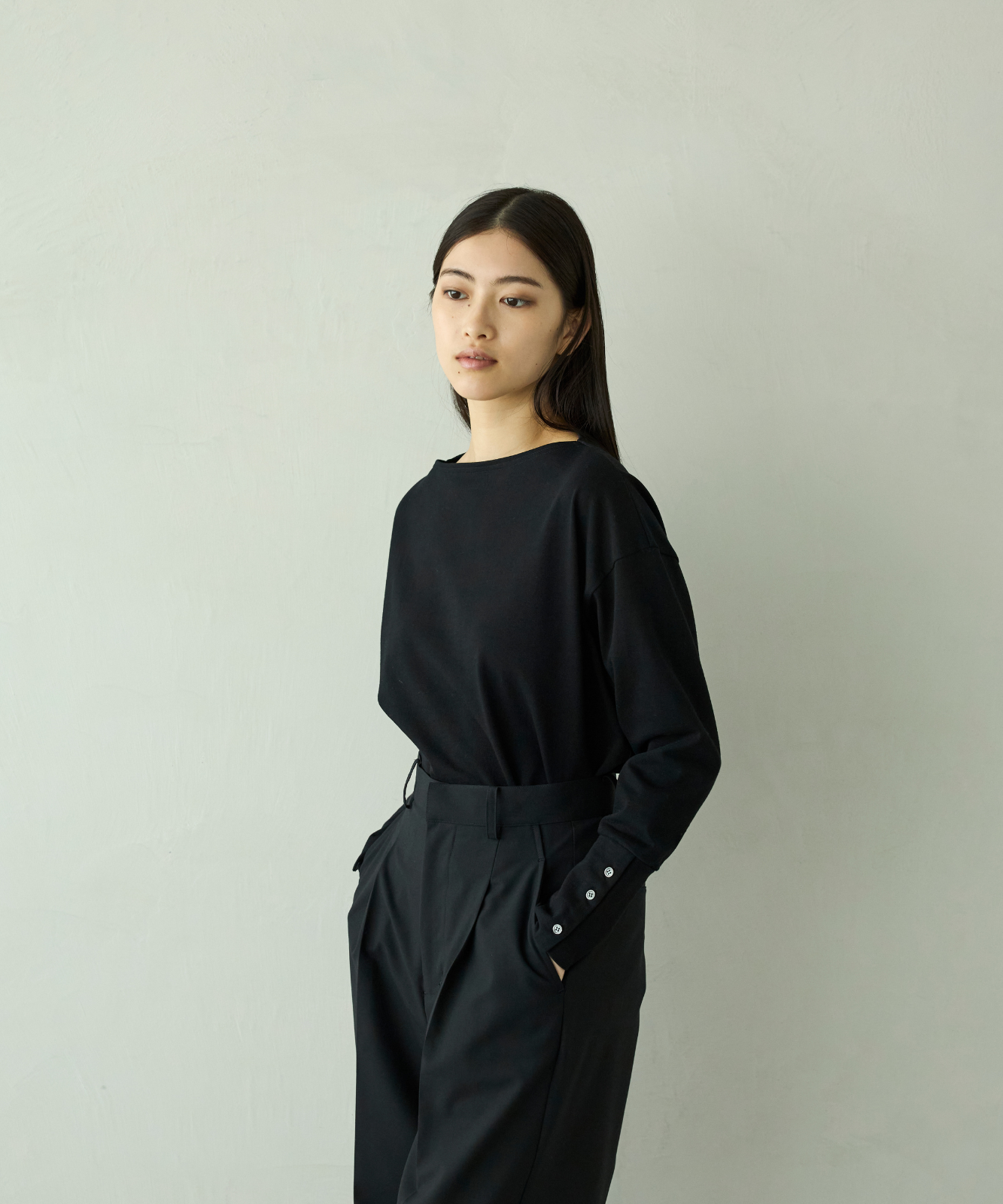 ≪通常販売≫foufou basque shirt(無地) (フーフーバスクシャツ)≪2026年01月30日12:00販売開始≫