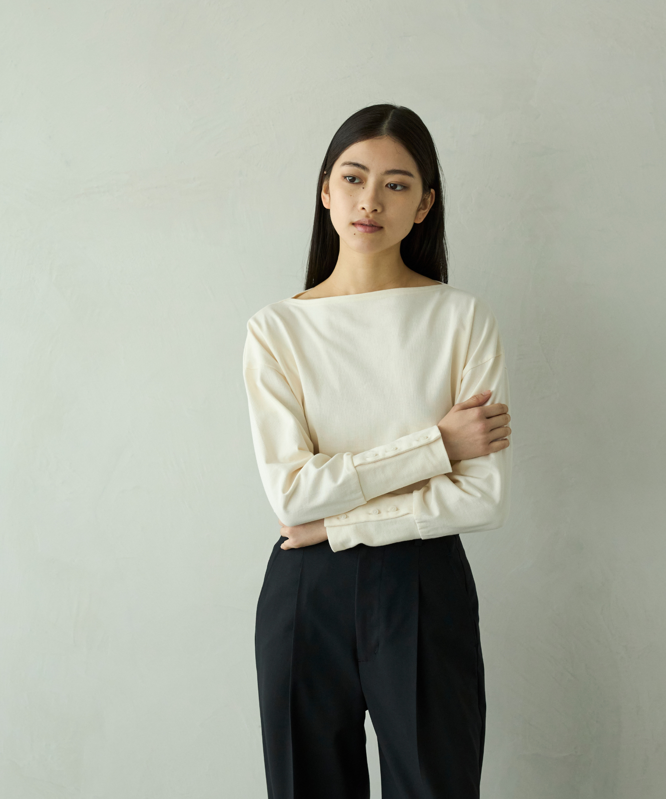 ≪通常販売≫foufou basque shirt（無地） （フーフーバスクシャツ