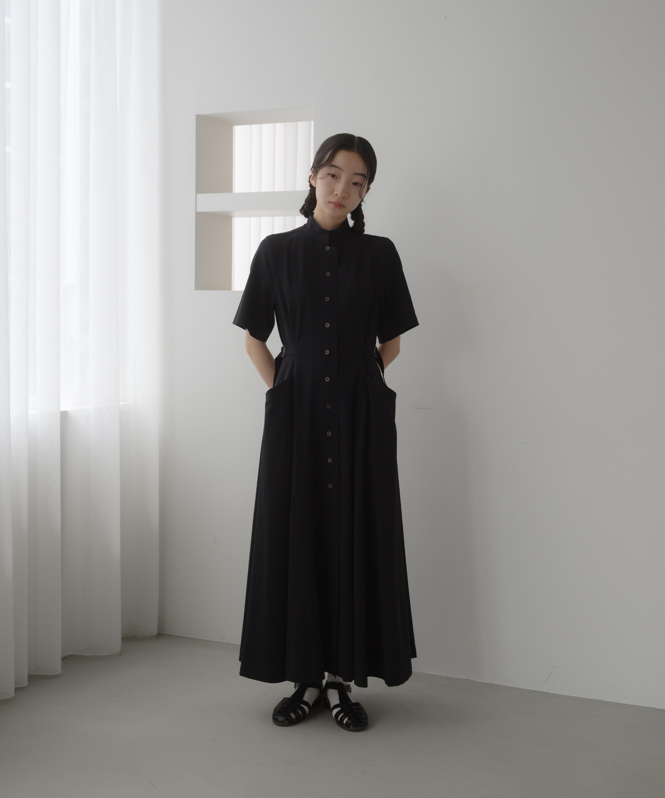 ≪web展示会≫【THE DRESS #68】mao collar classical dress(マオカラークラシカルドレス)≪2025年8月1日12:00販売開始≫≪2026年4月発送予定≫