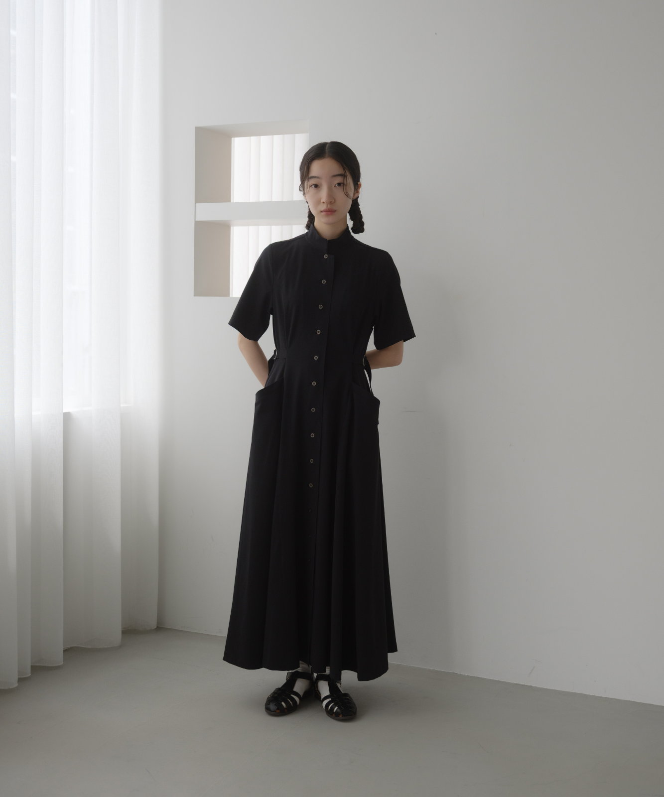 ≪web展示会≫【THE DRESS #68】mao collar classical dress(マオカラークラシカルドレス)≪2025年8月1日12:00販売開始≫≪2026年4月発送予定≫