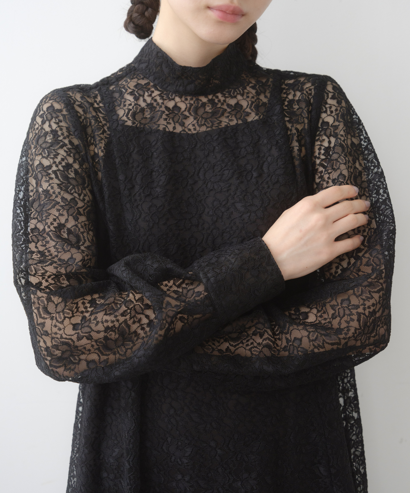 ≪web展示会≫black lace dress(ブラックレースドレス)≪2025年8月1日12:00販売開始≫≪2026年1月発送予定≫