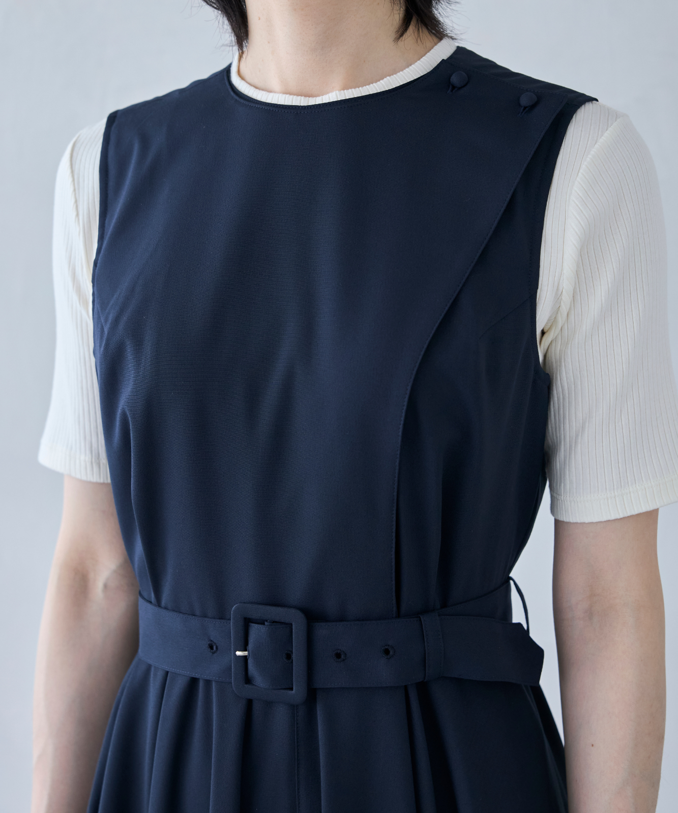 ≪通常販売≫super flare no-sleeve flap dress (スーパーフレアノースリーブフラップドレス)≪2026年6月22日12:00販売開始≫