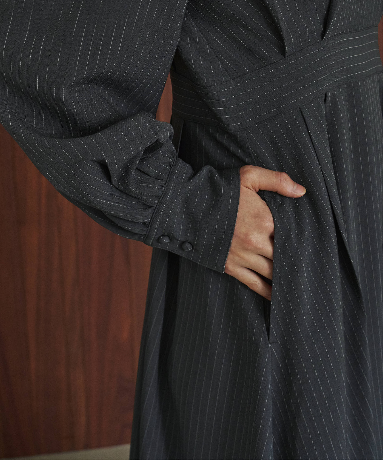 ≪通常販売≫high neck stripe onepiece (ハイネックストライプワンピース)≪2026年9月14日12:00販売開始≫