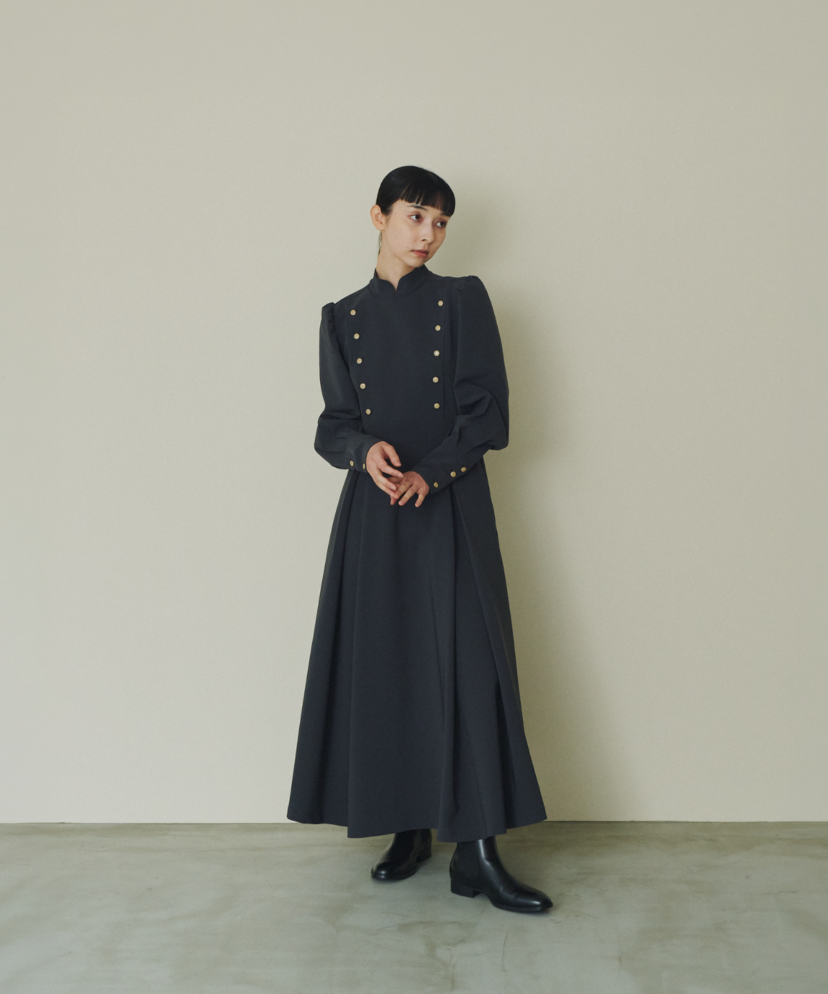 ≪通常販売≫double button classical dress (ダブルボタンクラシカルドレス)≪2026年10月26日12:00販売開始≫