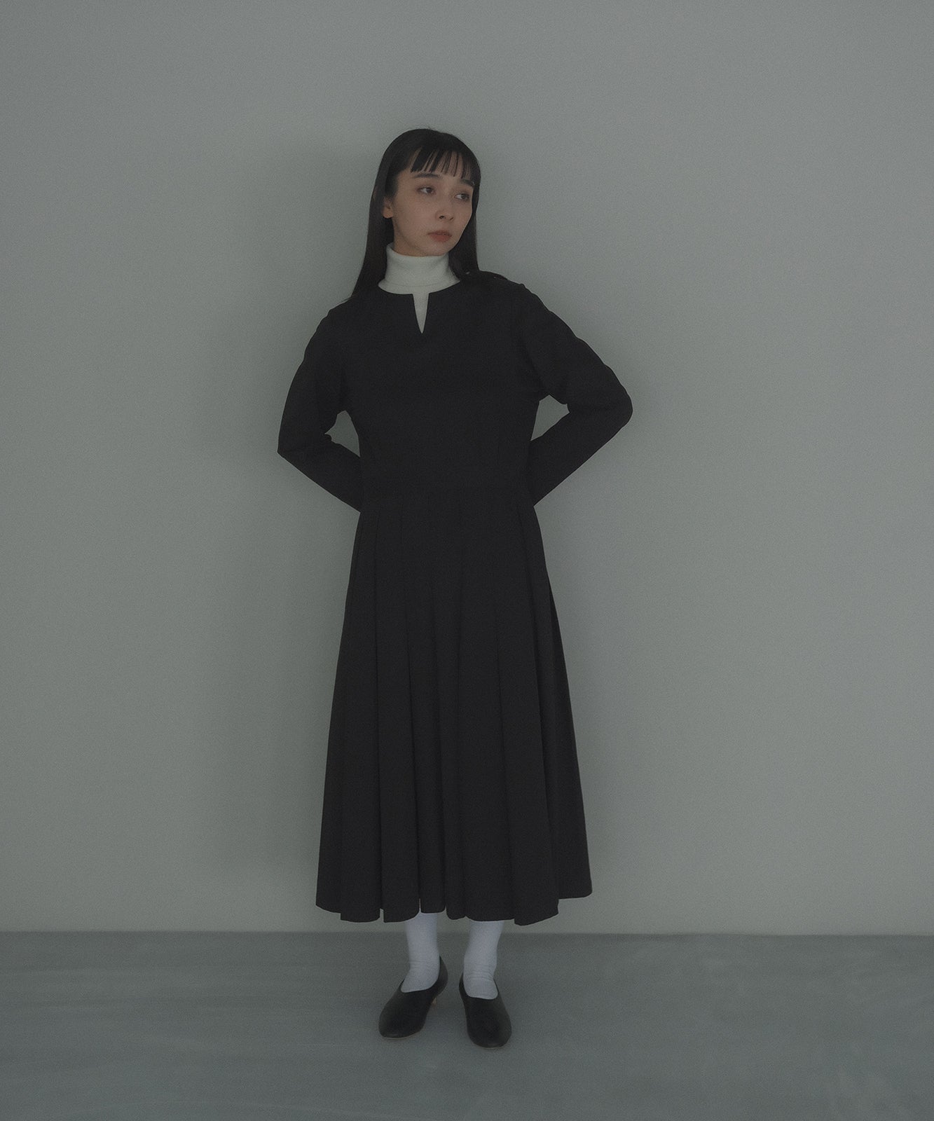 ≪通常販売≫【THE DRESS #02】tuck one piece (タックワンピース)