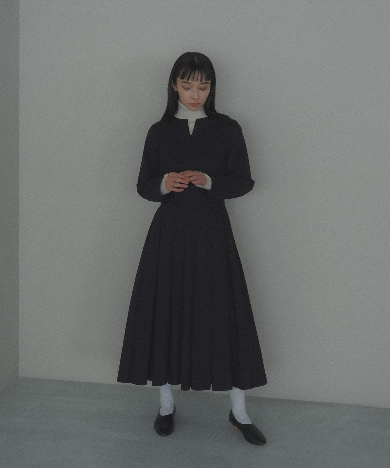 ≪通常販売≫【THE DRESS #02】tuck one piece (タックワンピース)