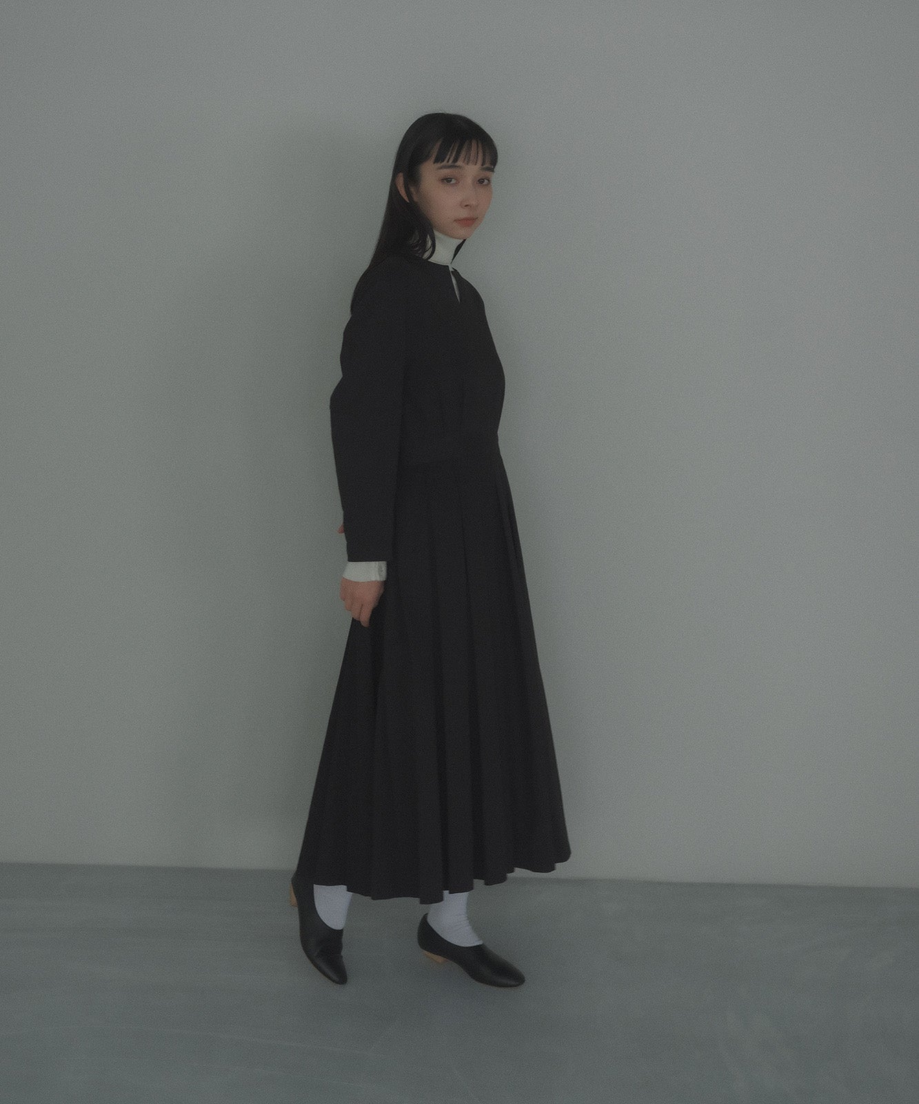 ≪通常販売≫【THE DRESS #02】tuck one piece (タックワンピース)
