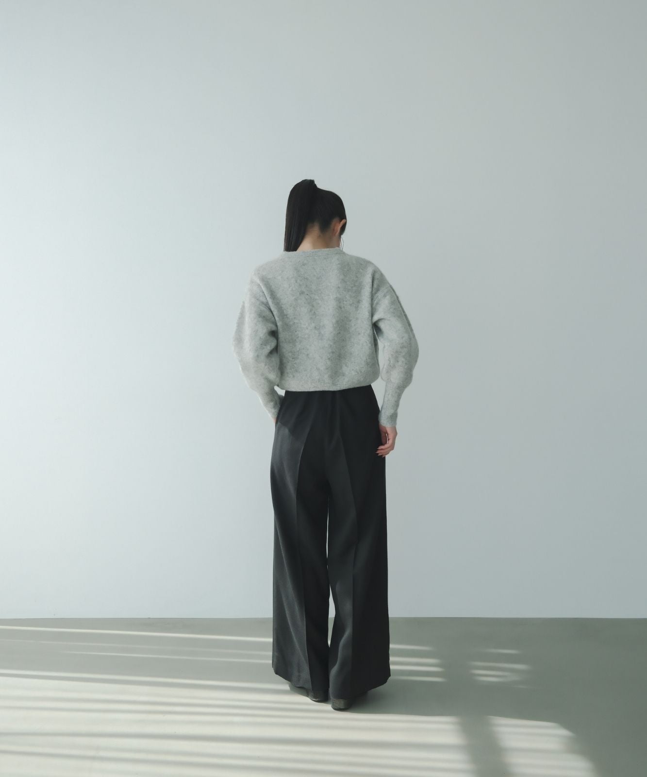 ≪通常販売≫wool-like wide pants (ウールライクワイドパンツ)