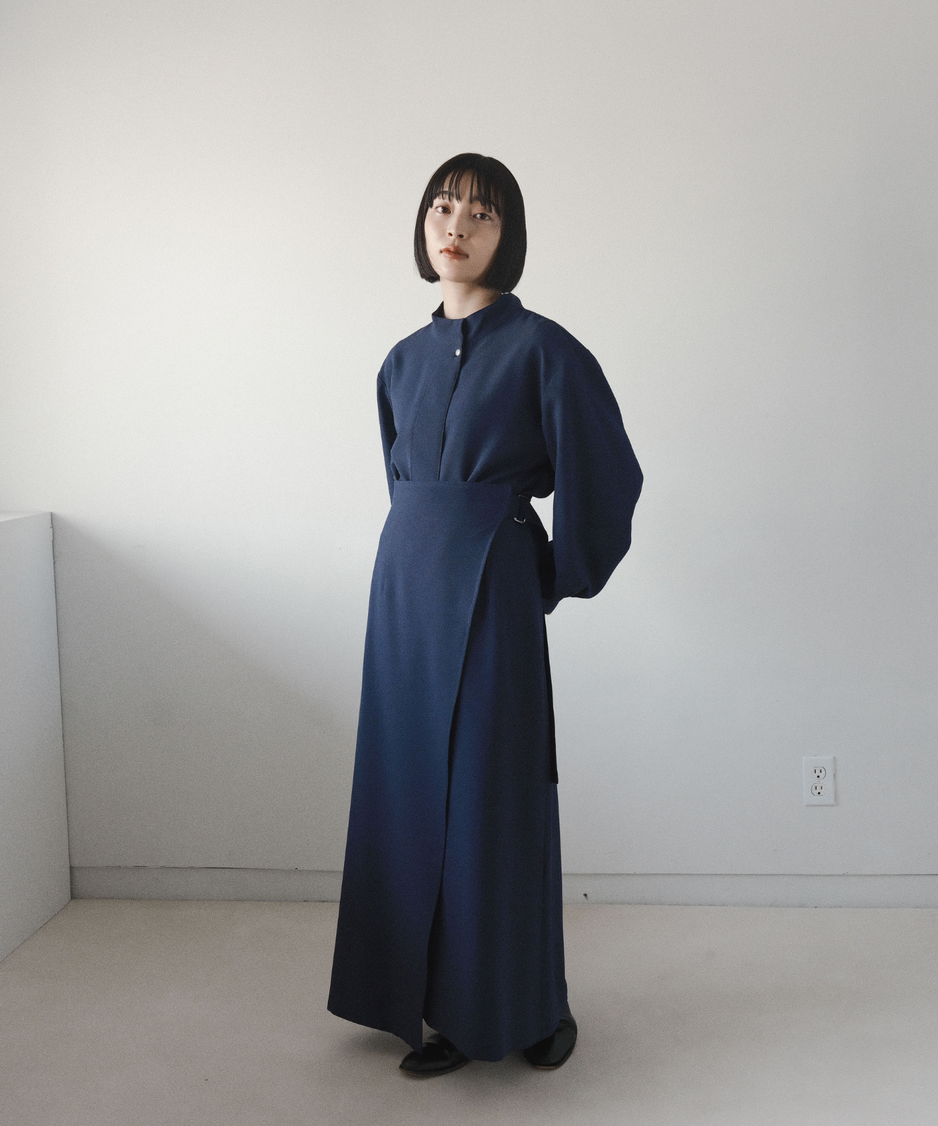 ≪通常販売≫high waist wrap skirt(ハイウエストラップスカート)
