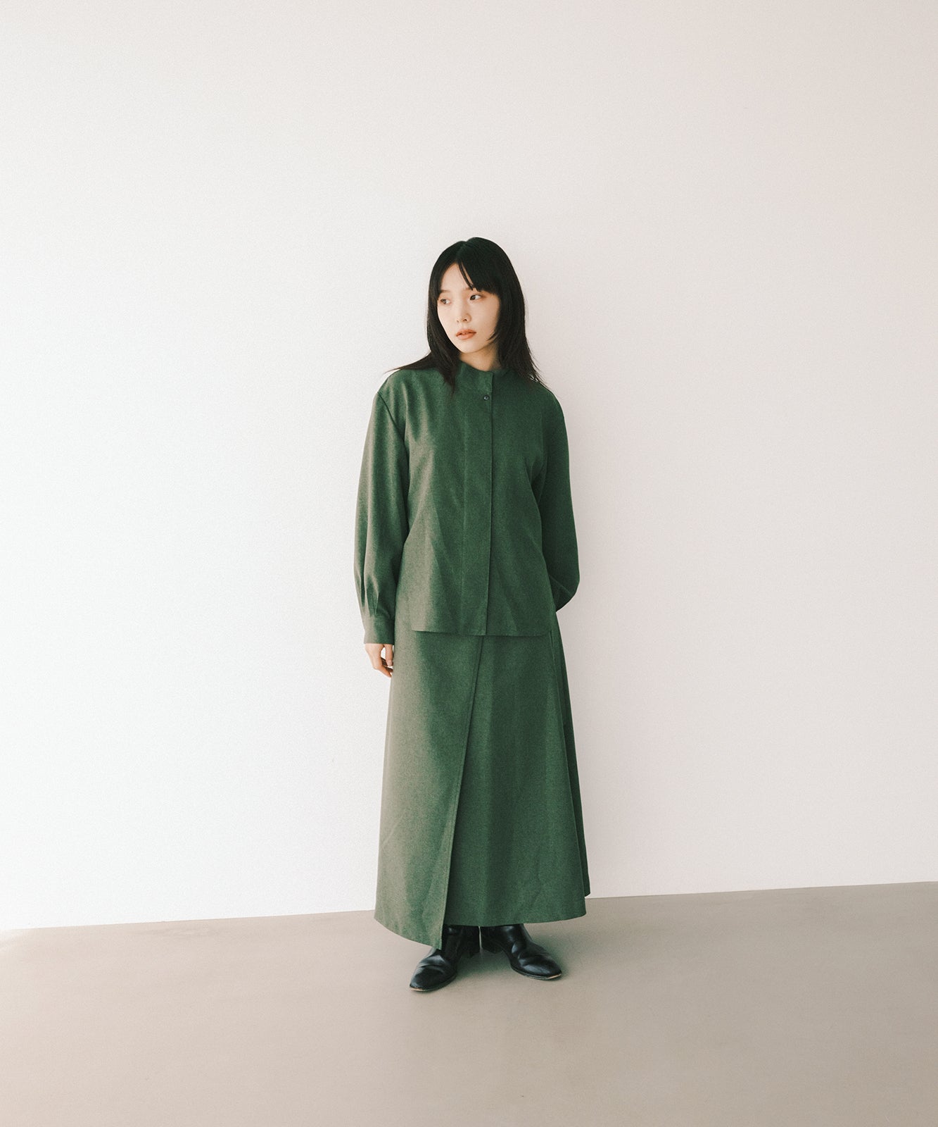 ≪通常販売≫high waist wrap skirt(ハイウエストラップスカート)