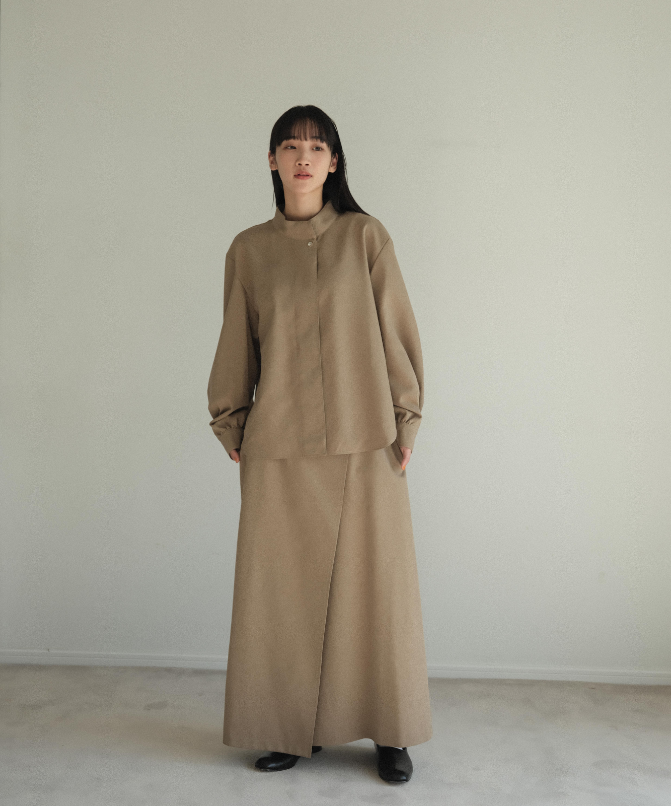 ≪通常販売≫high waist wrap skirt(ハイウエストラップスカート)