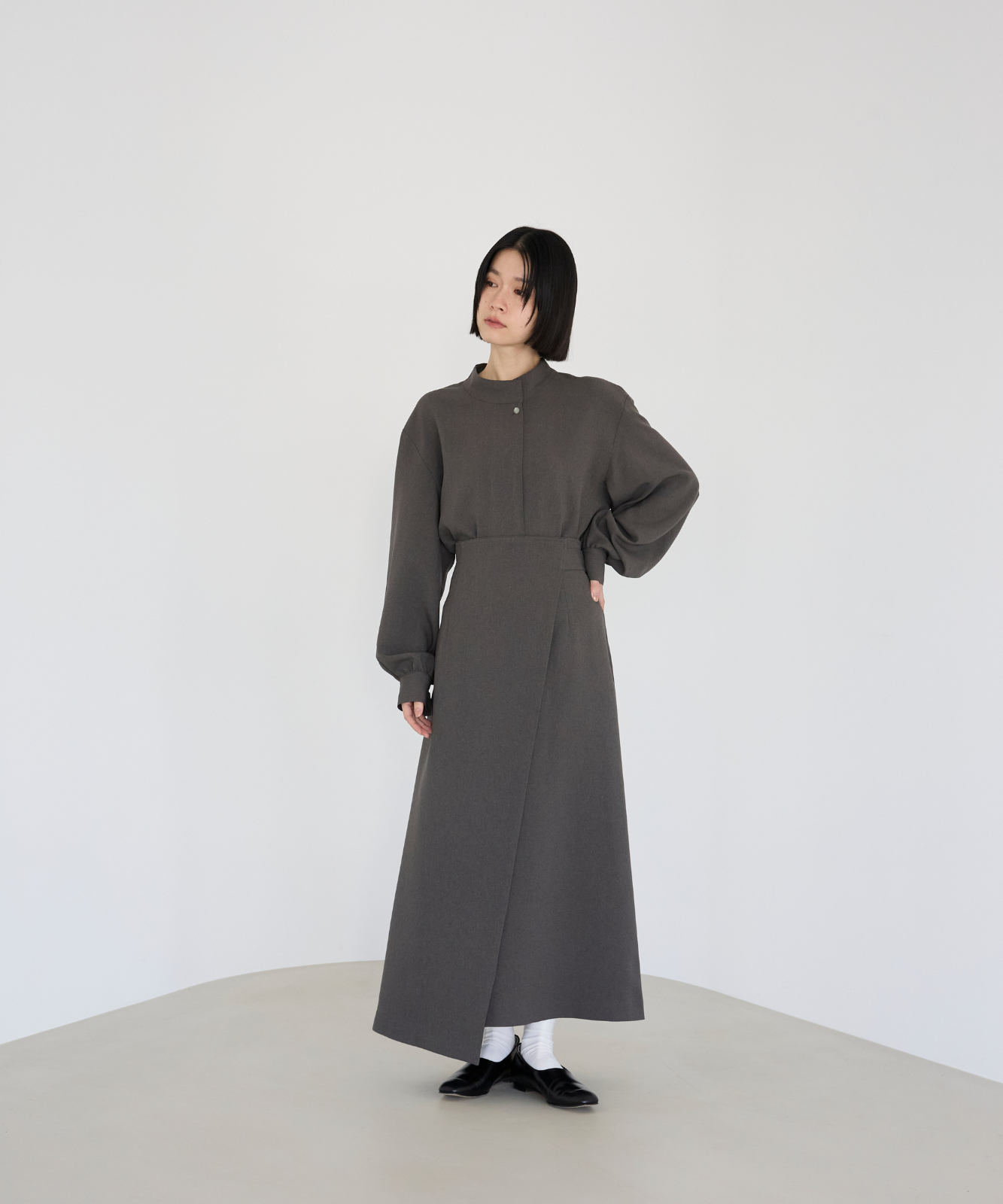 ≪通常販売≫high waist wrap skirt（ハイウエストラップスカート