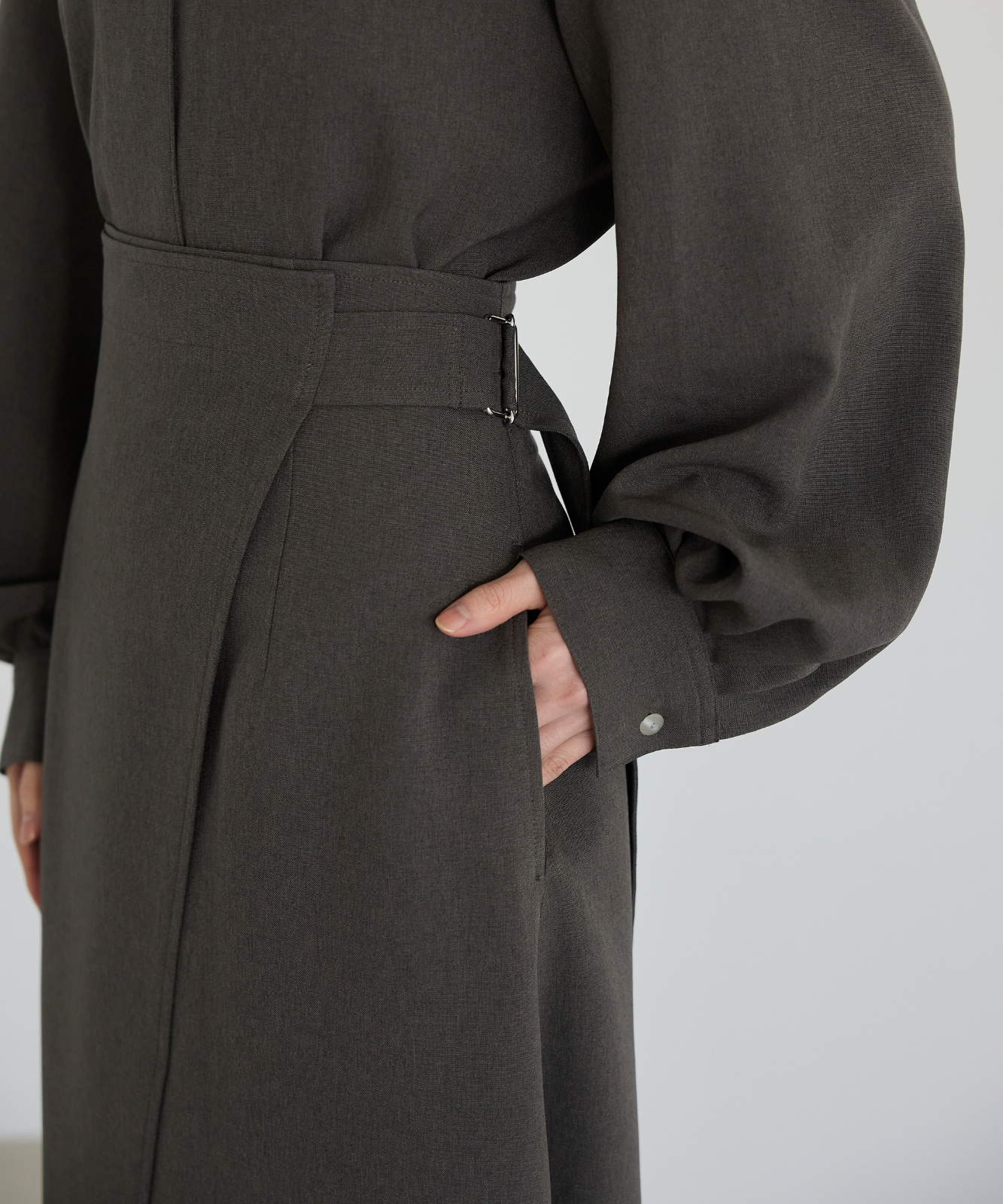 ≪通常販売≫high waist wrap skirt(ハイウエストラップスカート)