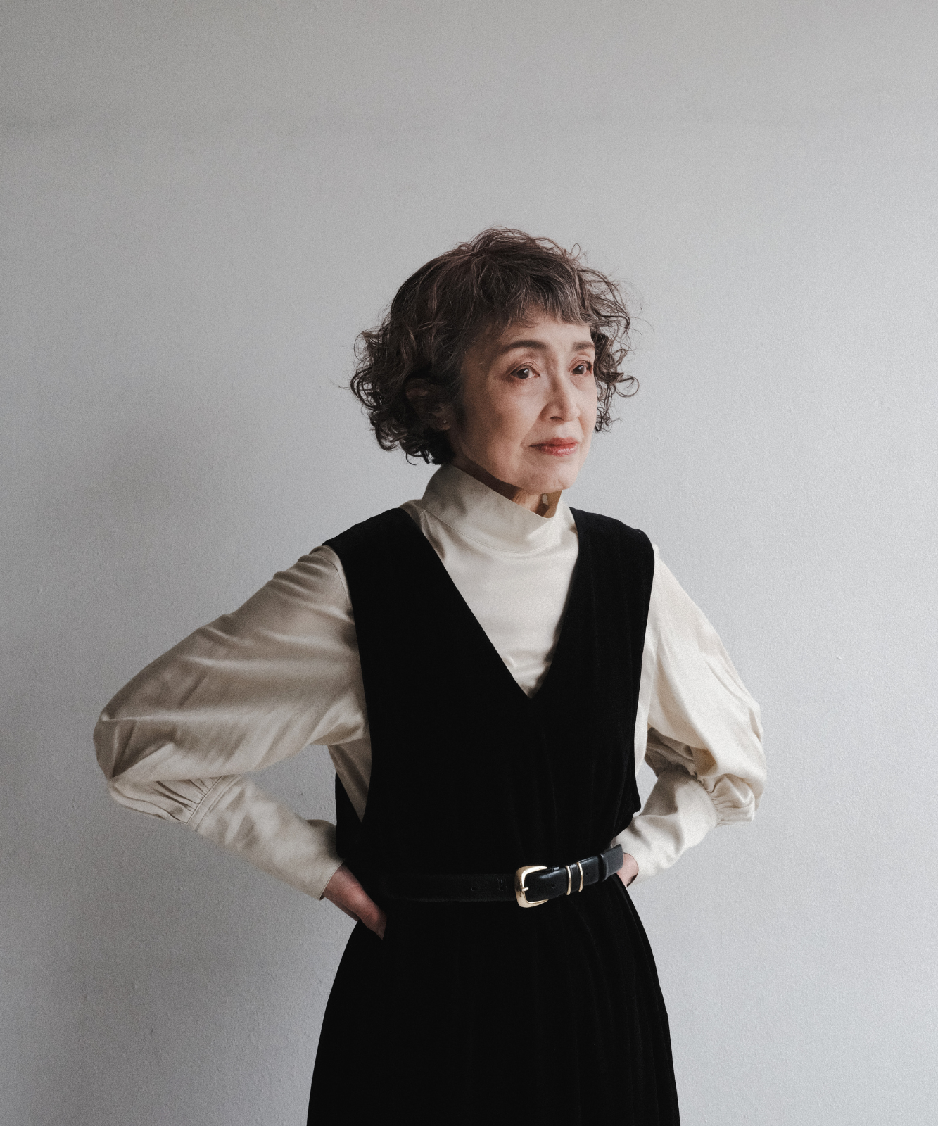 ≪通常販売≫【THE DRESS #16】no-sleeve velour one piece(ノースリーブベロアワンピース)