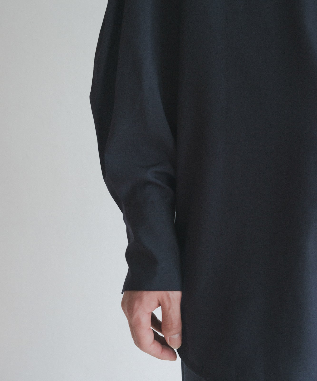 ≪予約販売≫【Men's】stand collar fly front blouse(スタンドカラーフライフロントブラウス)≪2023年7月19日21:00販売開始≫≪2023年10月上旬発送予定≫