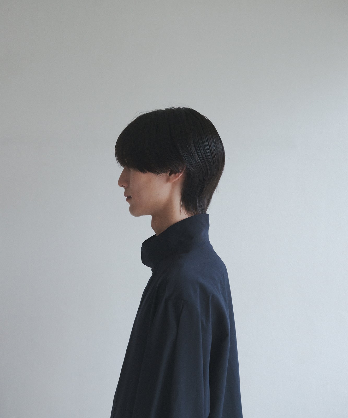≪予約販売≫【Men's】stand collar fly front blouse(スタンドカラーフライフロントブラウス)≪2023年7月19日21:00販売開始≫≪2023年10月上旬発送予定≫