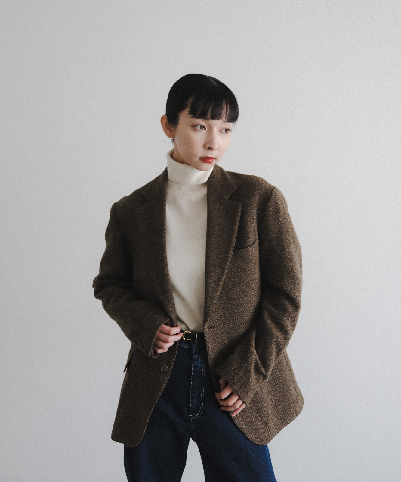 ≪通常販売≫【Men's】wool herringbone jacket " annie "(ウールヘリンボーンジャケット「アニー」)