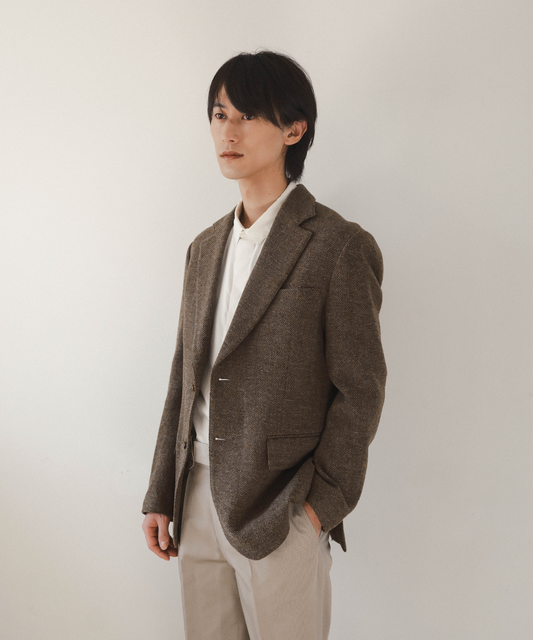 ≪通常販売≫【Men's】wool herringbone jacket " annie "(ウールヘリンボーンジャケット「アニー」)
