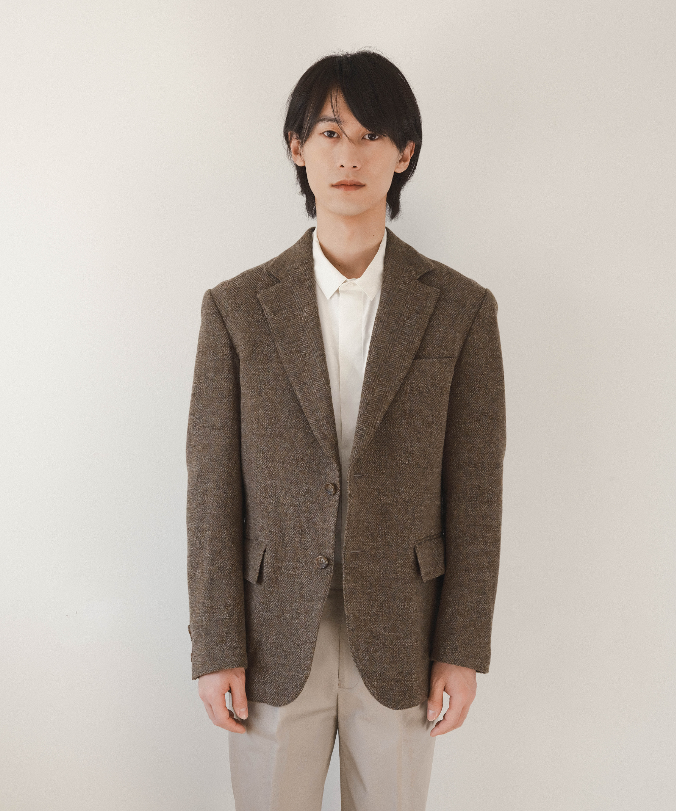 ≪通常販売≫【Men's】wool herringbone jacket " annie "(ウールヘリンボーンジャケット「アニー」)