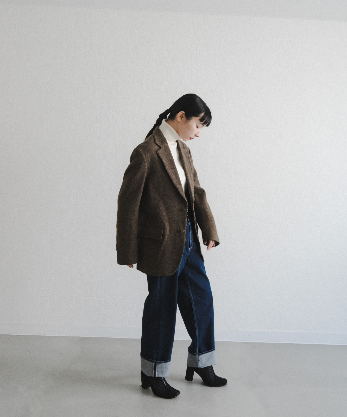 ≪通常販売≫【Men's】wool herringbone jacket " annie "(ウールヘリンボーンジャケット「アニー」)