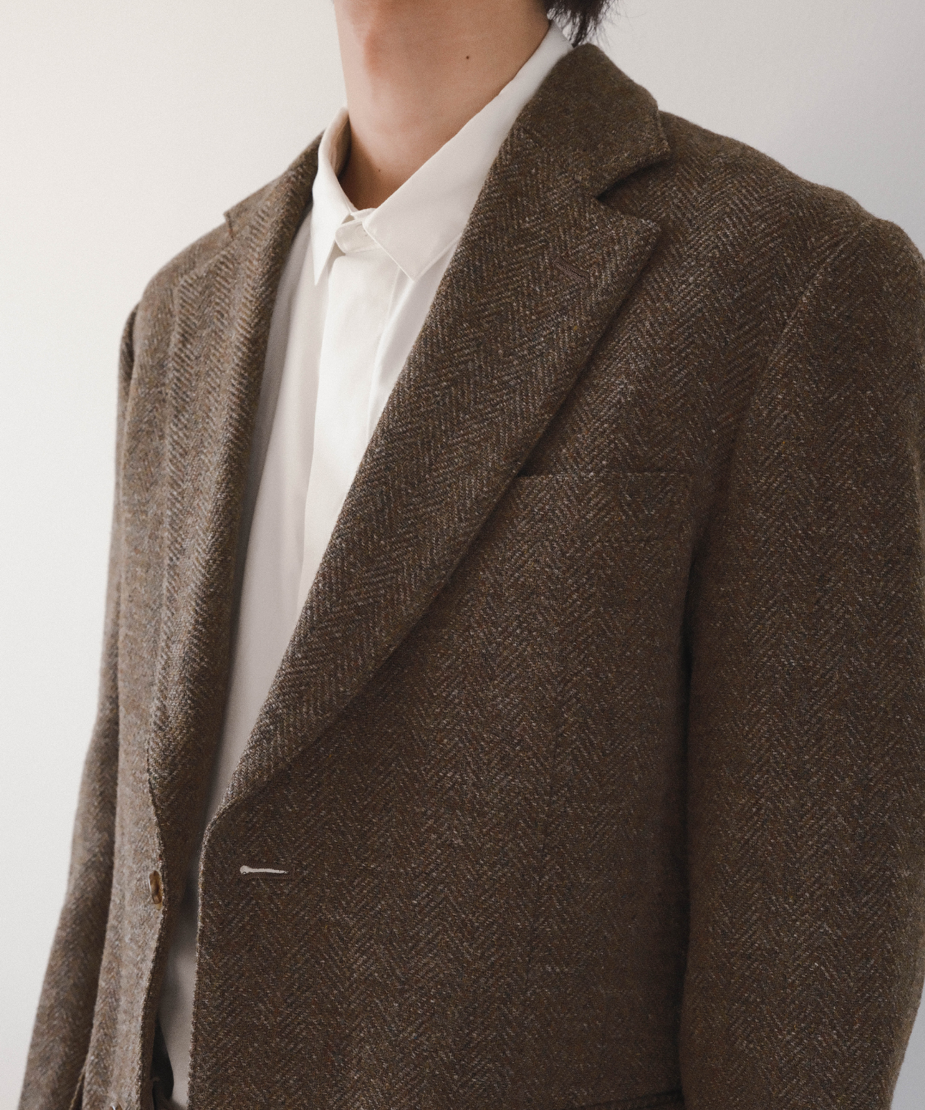 ≪在庫販売≫【Men's】wool herringbone jacket " annie "（ウールヘリンボーンジャケット「アニー」）