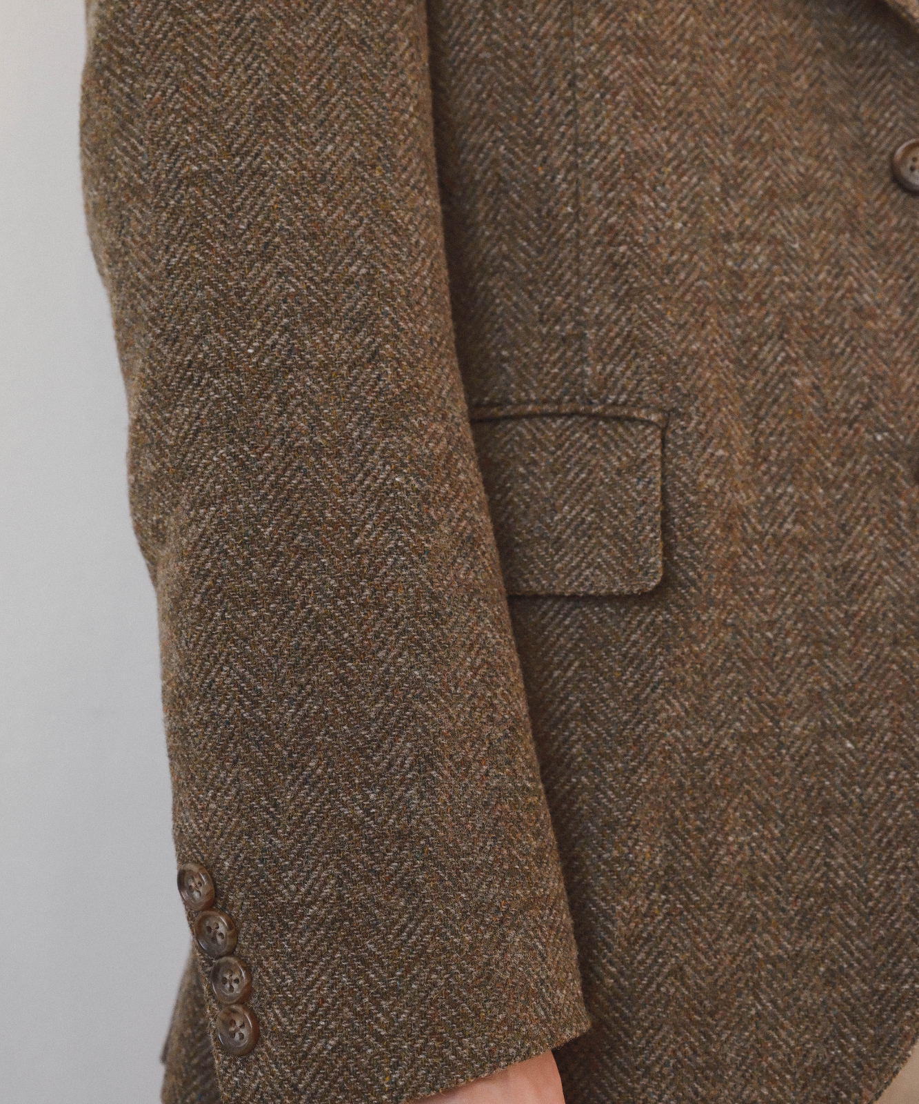 ≪通常販売≫【Men's】wool herringbone jacket " annie "(ウールヘリンボーンジャケット「アニー」)