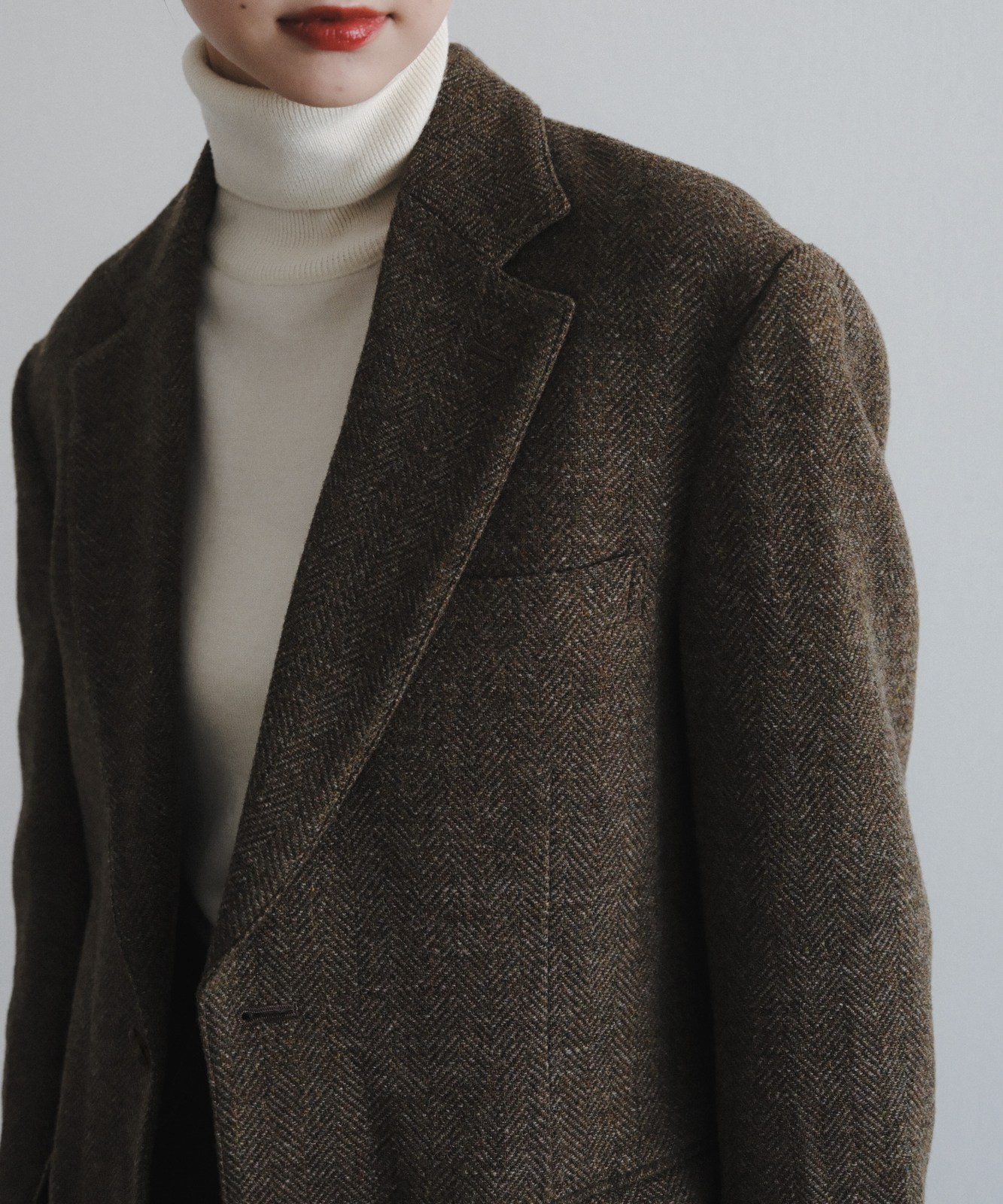 ≪在庫販売≫【Men's】wool herringbone jacket " annie "（ウールヘリンボーンジャケット「アニー」）