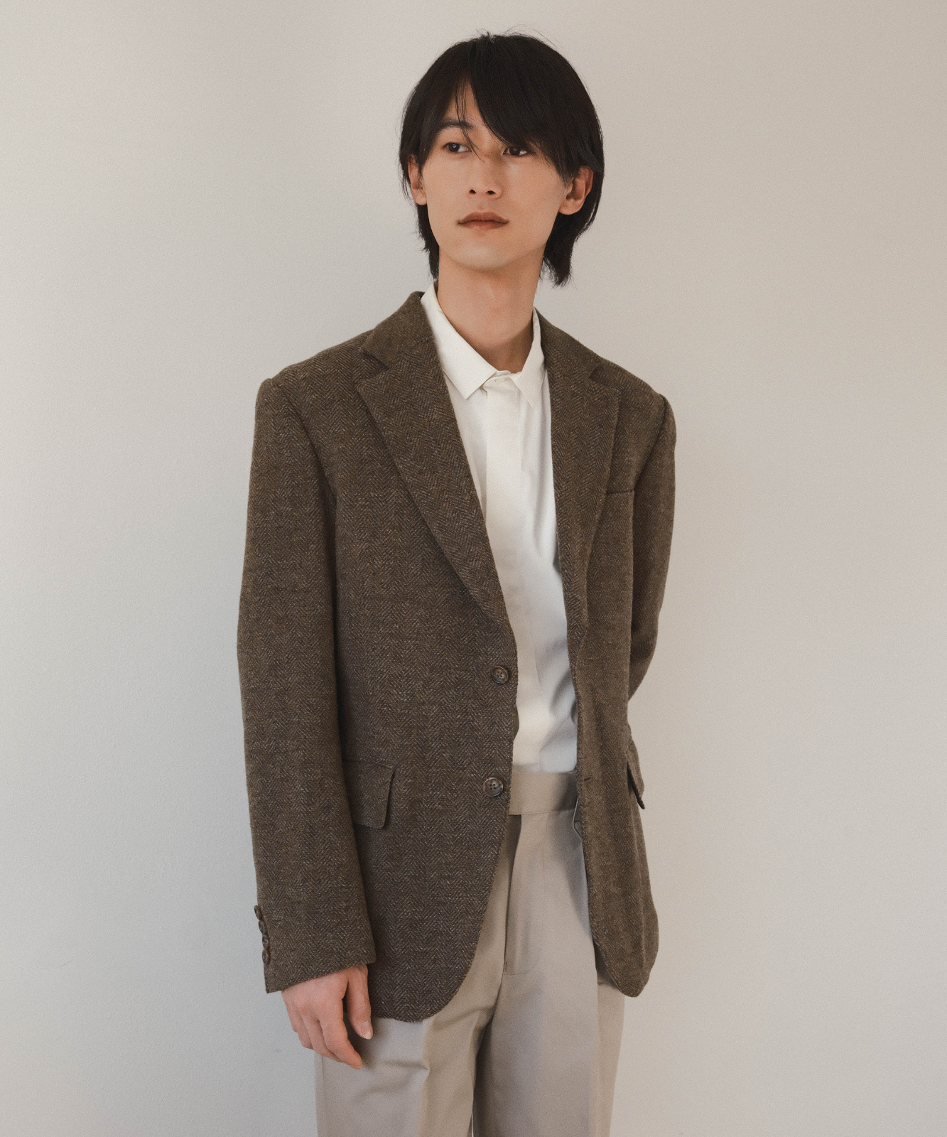 ≪通常販売≫【Men's】wool herringbone jacket " annie "(ウールヘリンボーンジャケット「アニー」)