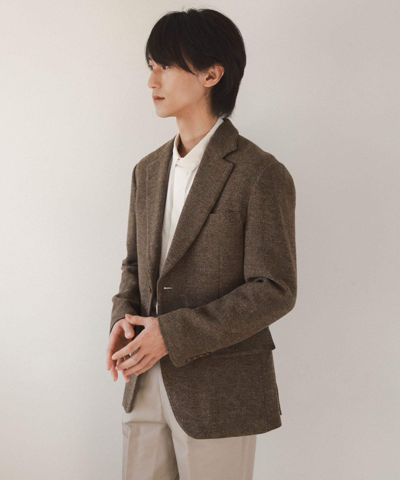 ≪通常販売≫【Men's】wool herringbone jacket " annie "(ウールヘリンボーンジャケット「アニー」)