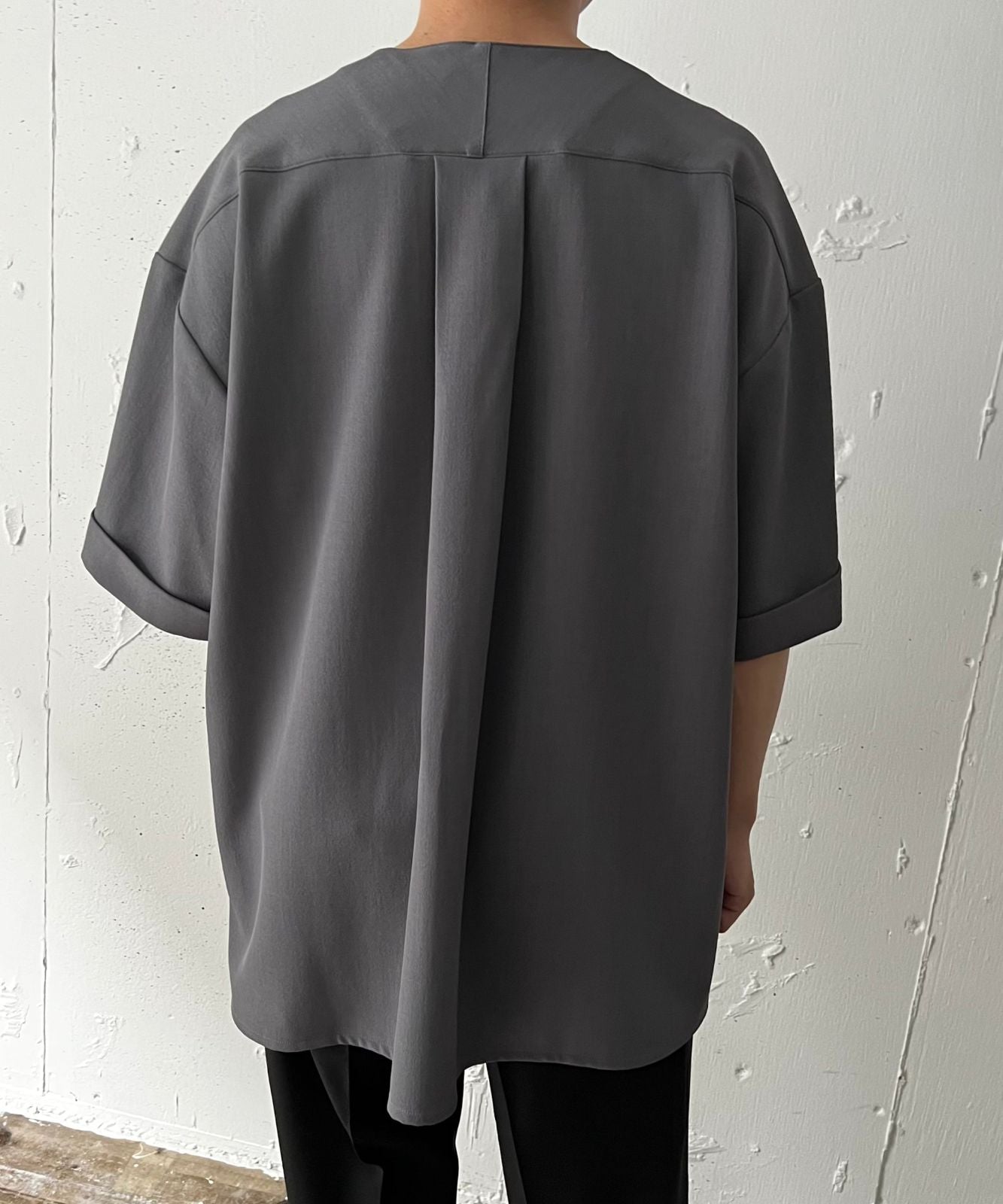 ≪在庫販売≫【Men's】easy skipper collar blouse(イージースキッパーカラーブラウス)≪2023年9月8日15:00販売開始≫