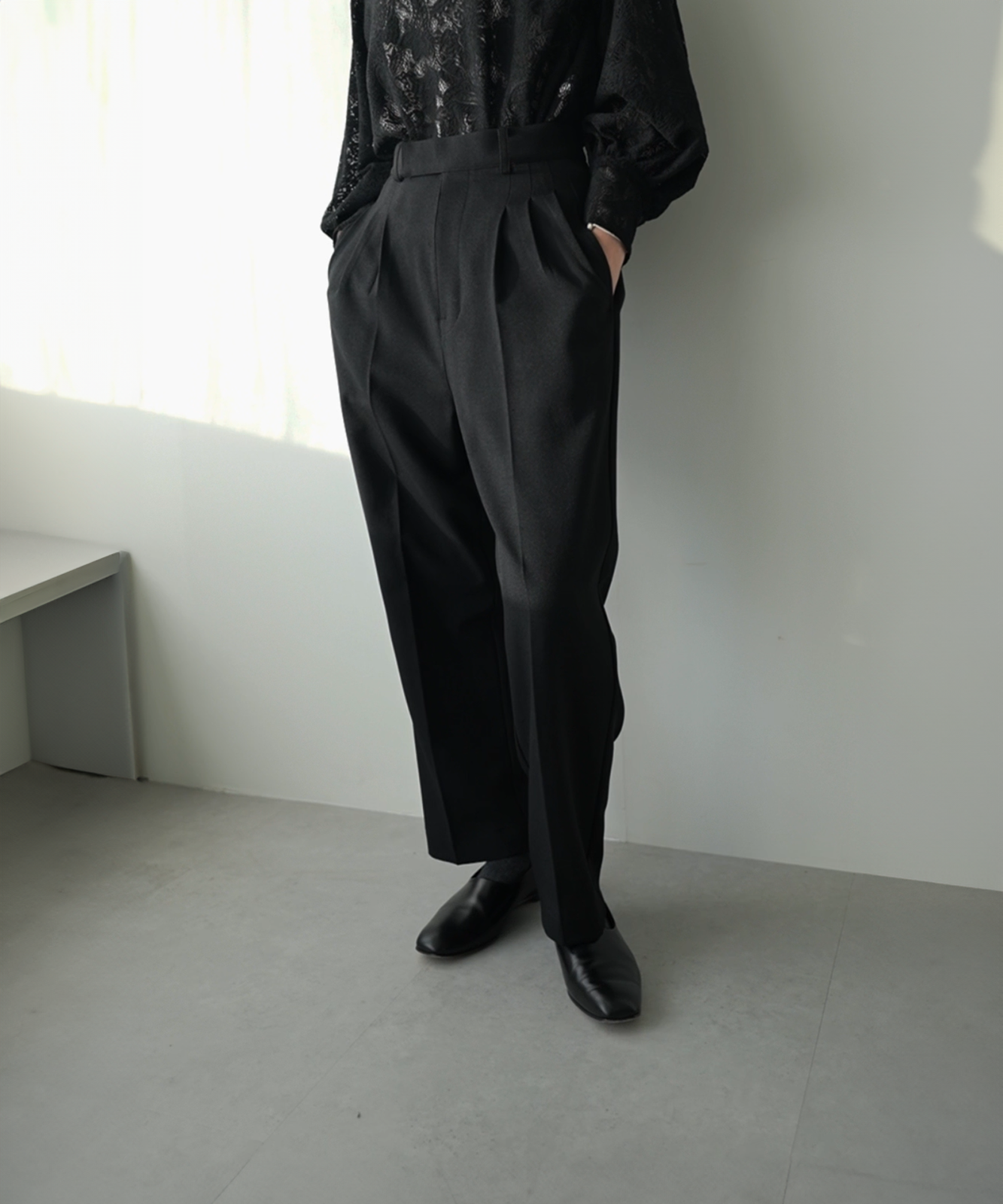 ≪通常販売≫wool like slacks (ウールライクスラックス)