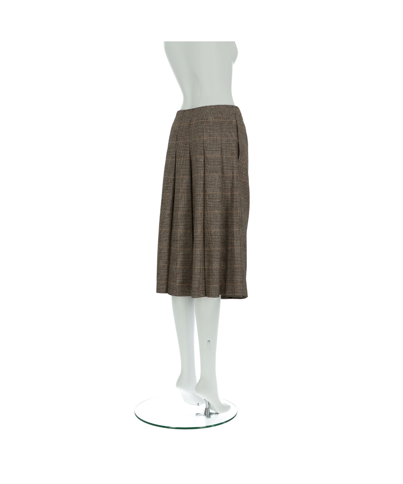 ≪在庫販売≫glen check tuck wlap skirt(グレンチェックタックラップスカート)