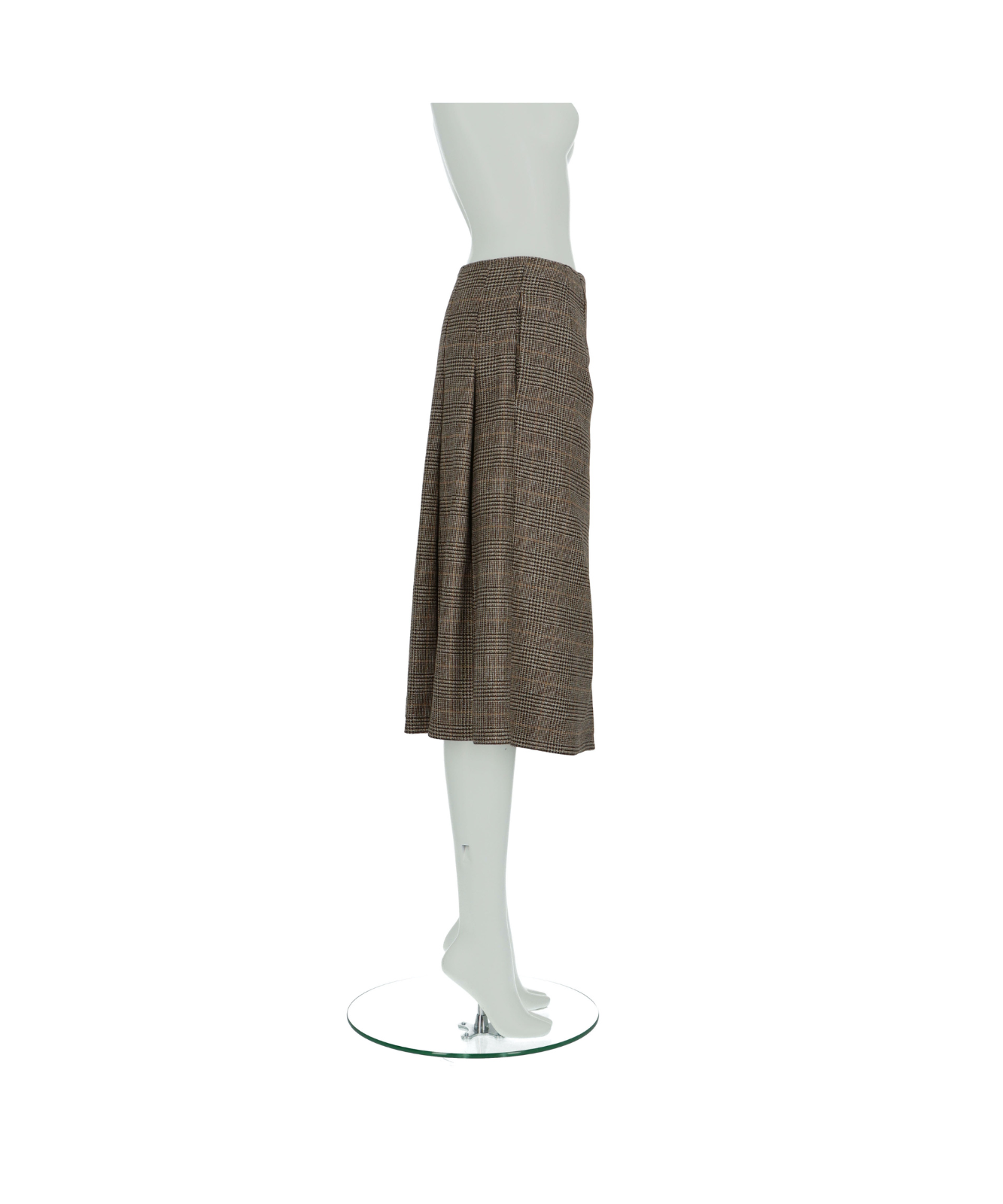 ≪在庫販売≫glen check tuck wlap skirt(グレンチェックタックラップスカート)