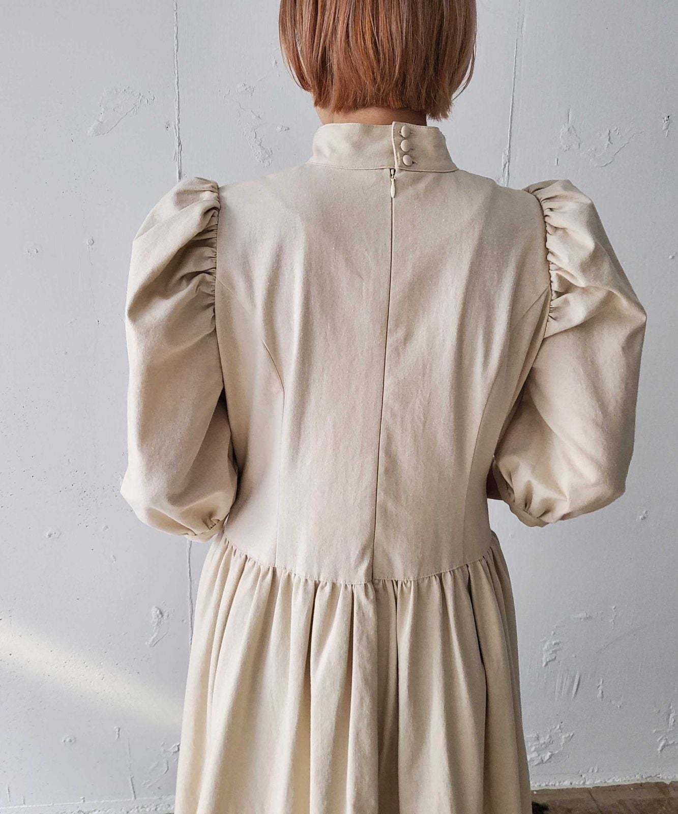 ≪在庫販売≫【CANDY DRESS CRAZY GARDEN】high neck gather dress(ハイネックギャザードレス)