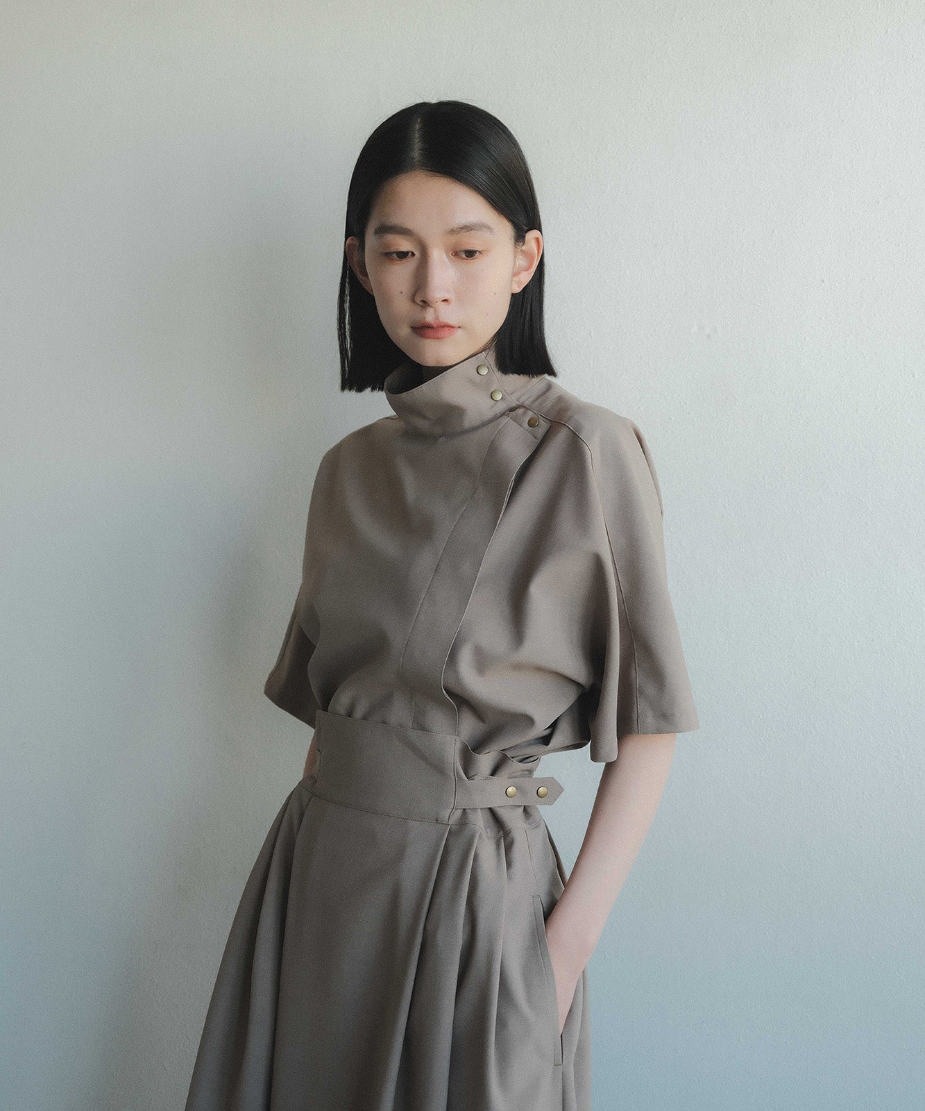 foufou high neck wrap dress - その他