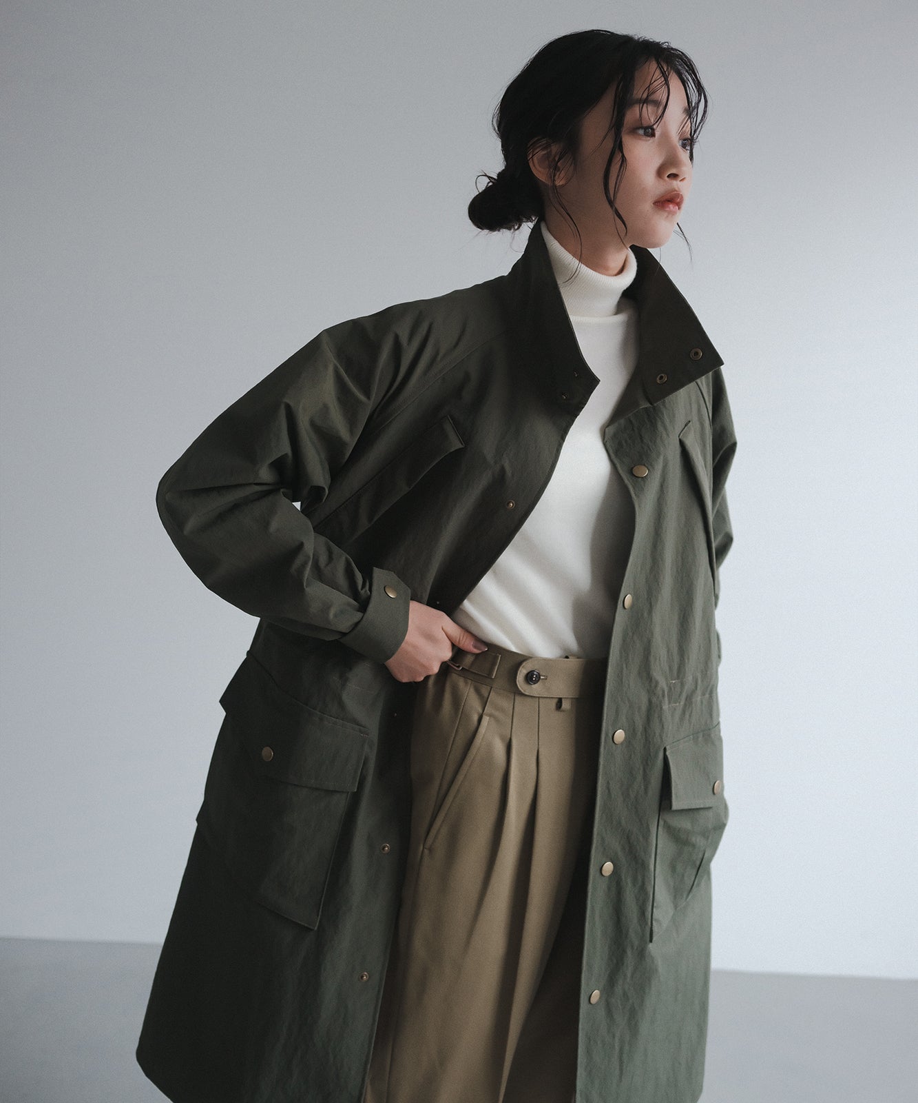 ≪在庫販売≫light mods coat（ライトモッズコート） – THE MUSEUM foufou