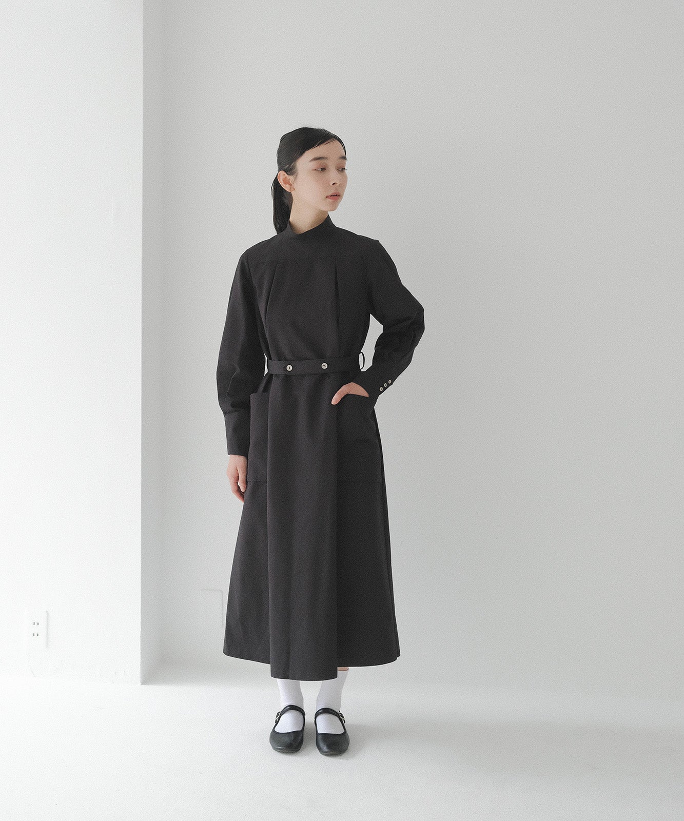 ≪在庫販売≫【THE DRESS #38】de medical high neck dress (long  sleeve)（ドイツメディカルハイネックドレス　ロングスリーブ）